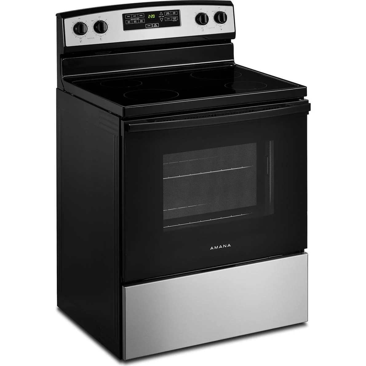 Amana 30-inch Electric Range with Extra-Large Oven Window YAER6203MSS - Image 9