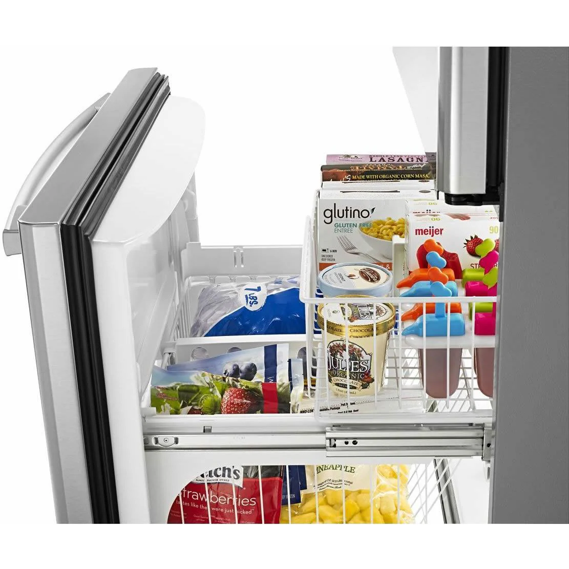 Amana 33in 22cu.ft. Bottom Mount Freezer Refrigerator ABB2224BRM - Image 4