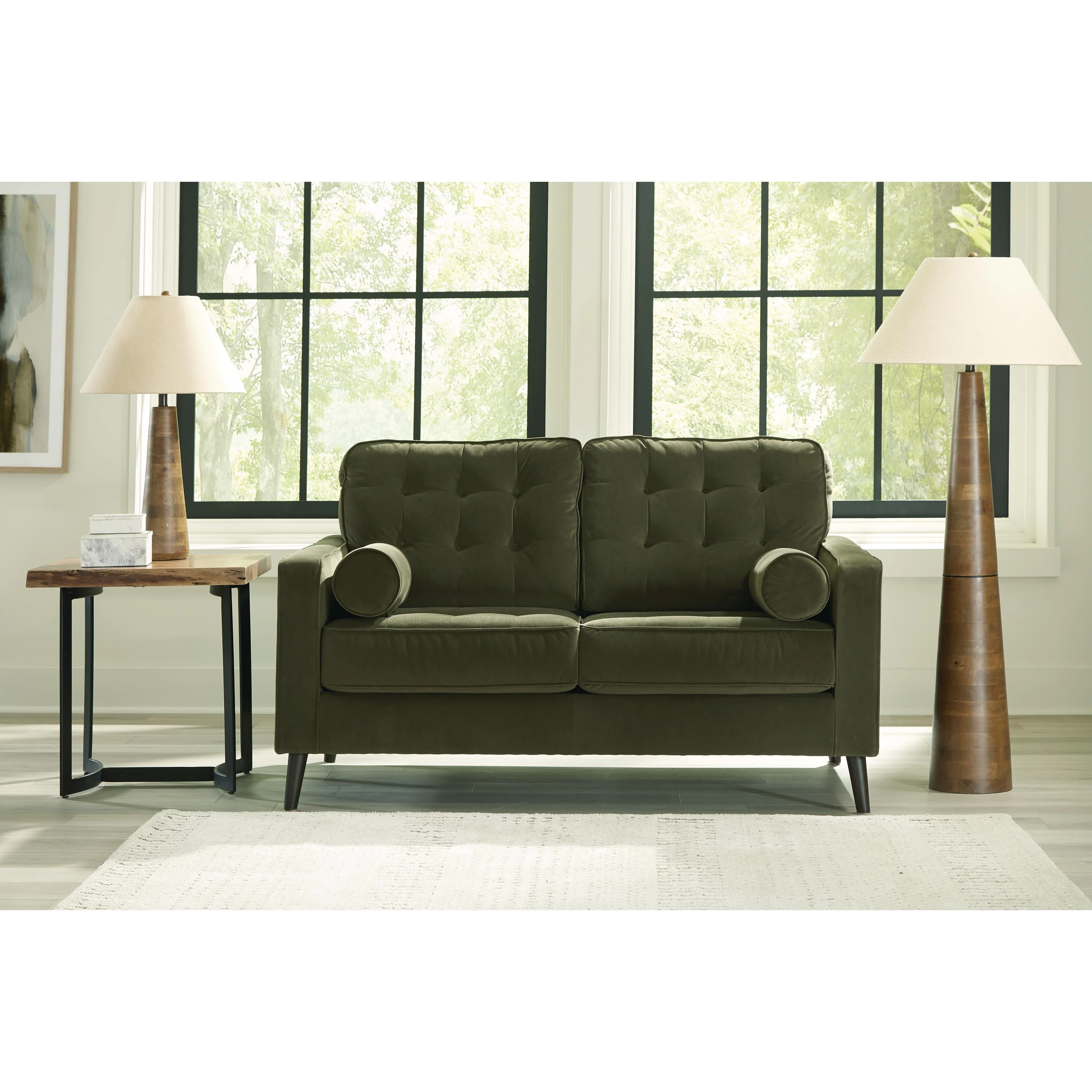 Ashley Reveon Lakes Stationary Fabric Loveseat 2640435 - Image 5