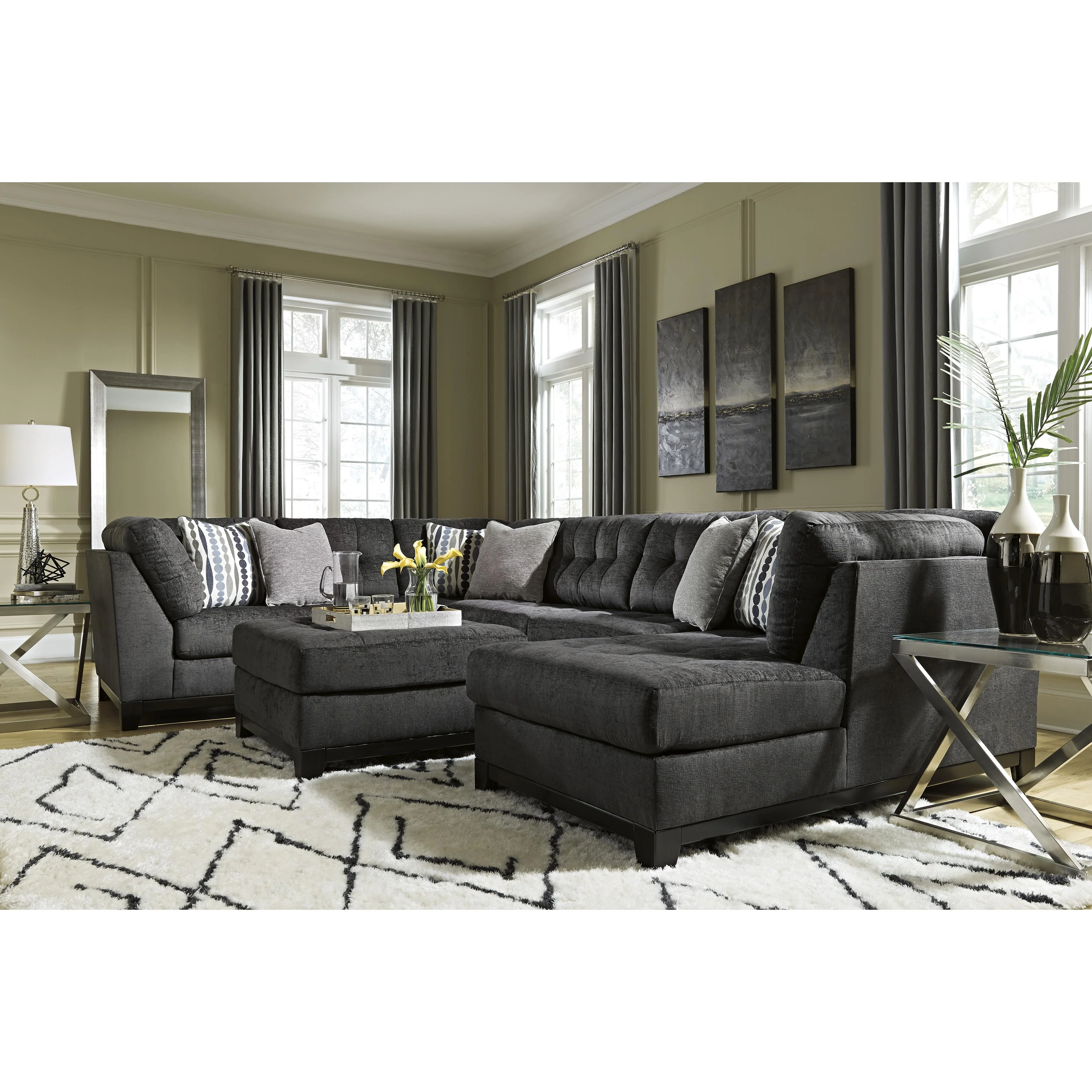 Ashley Reidshire 6762208 Oversized Accent Ottoman - Image 9
