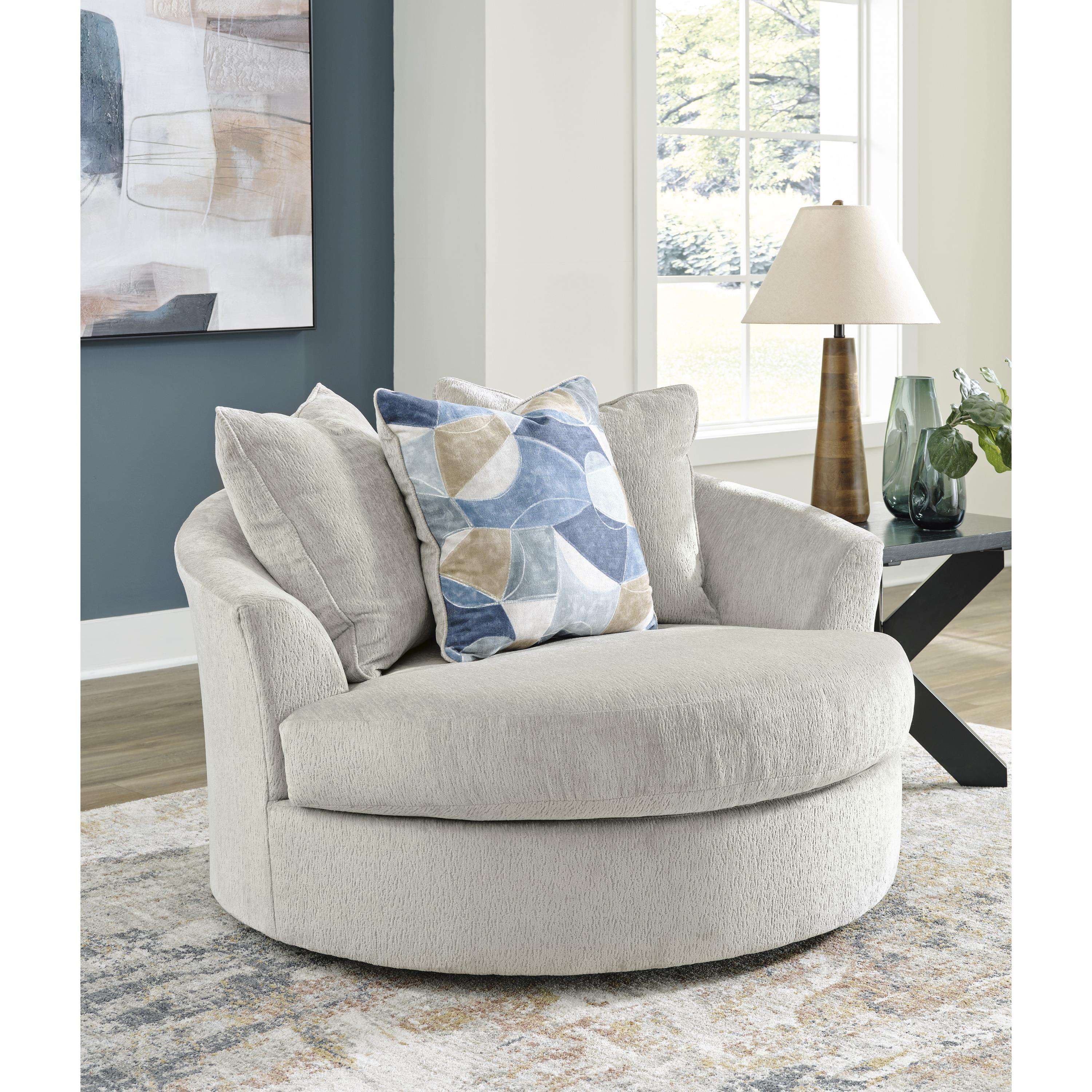 Benchcraft Maxon Place 3300421 Oversized Swivel Accent Chair - Image 2