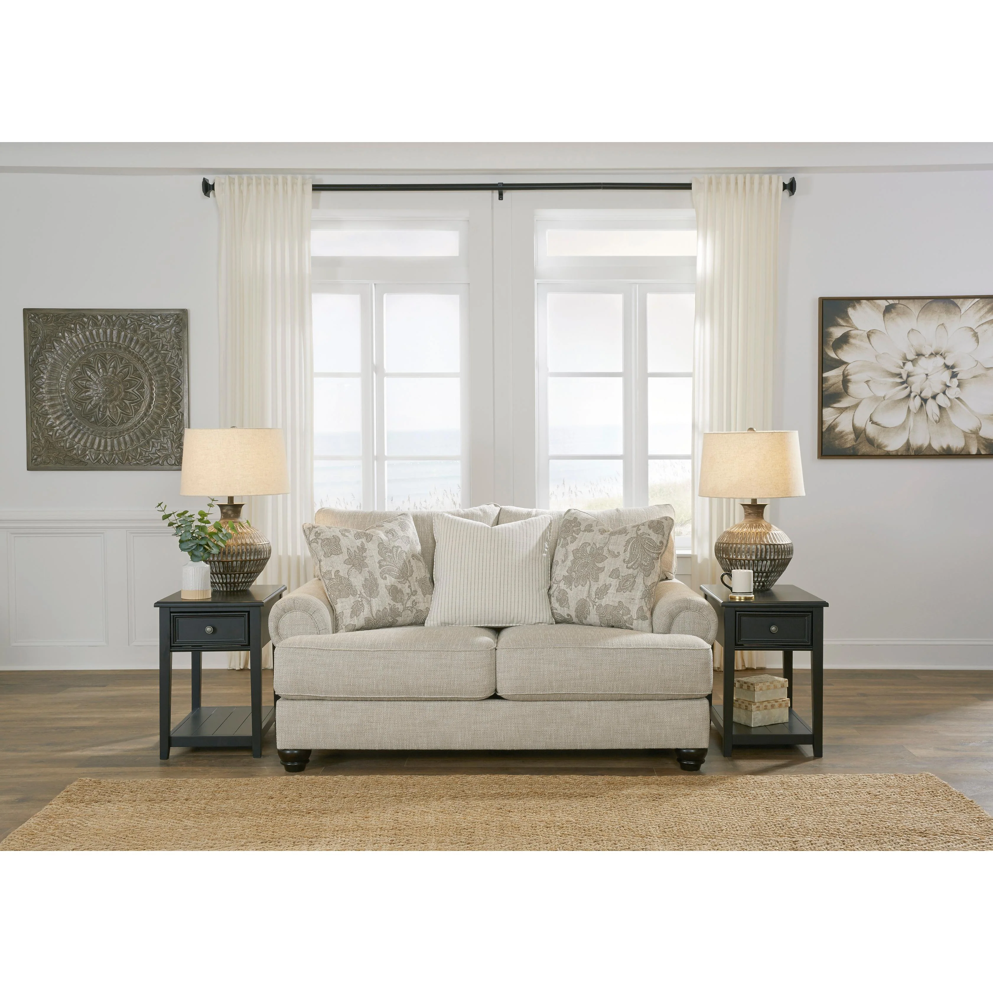 Benchcraft Asanti 13201U4 4 pc Sofa, Loveseat, Oversized Chair and Ottoman Set - Image 5