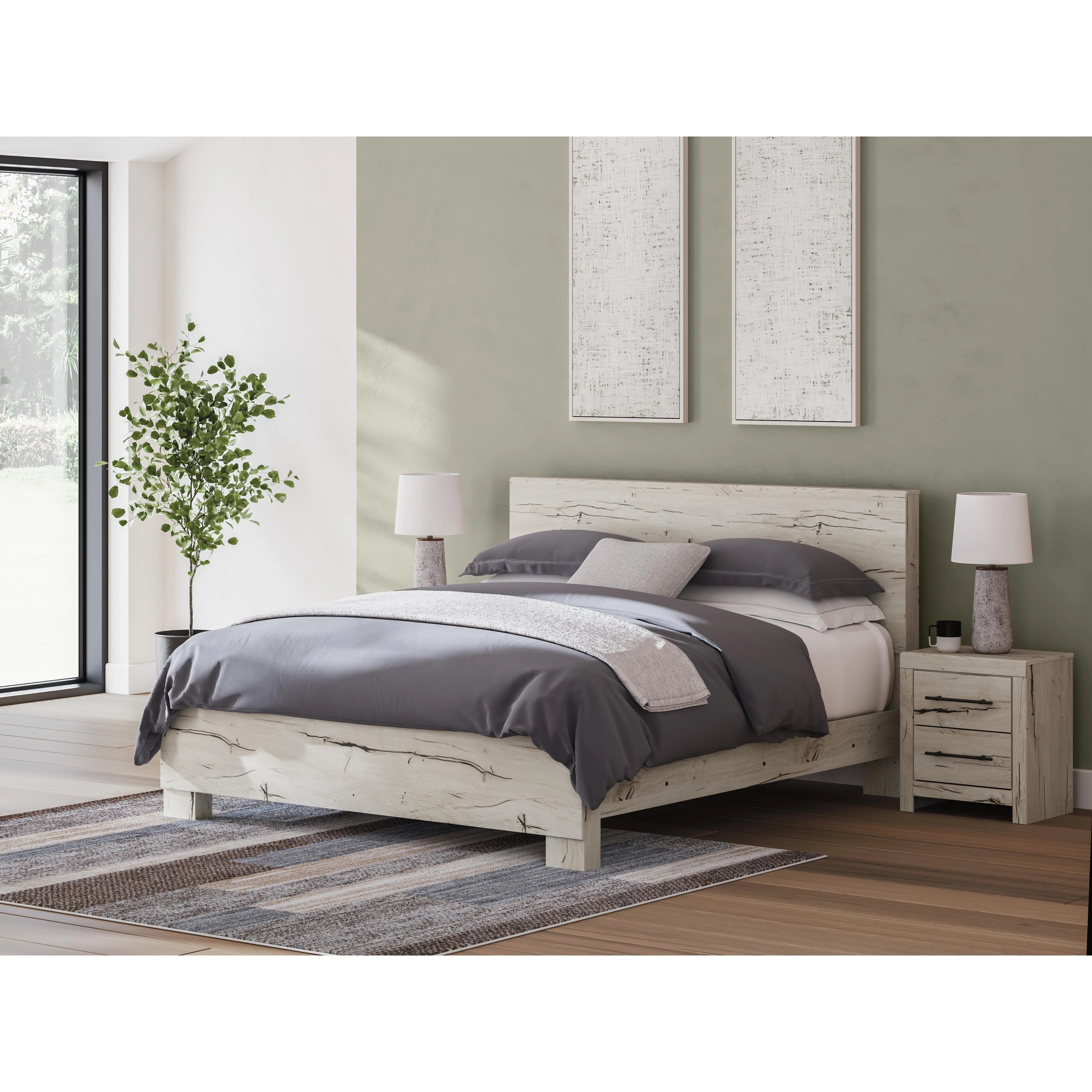 Benchcraft Lawroy B2310B10 King Panel Bed - Image 6