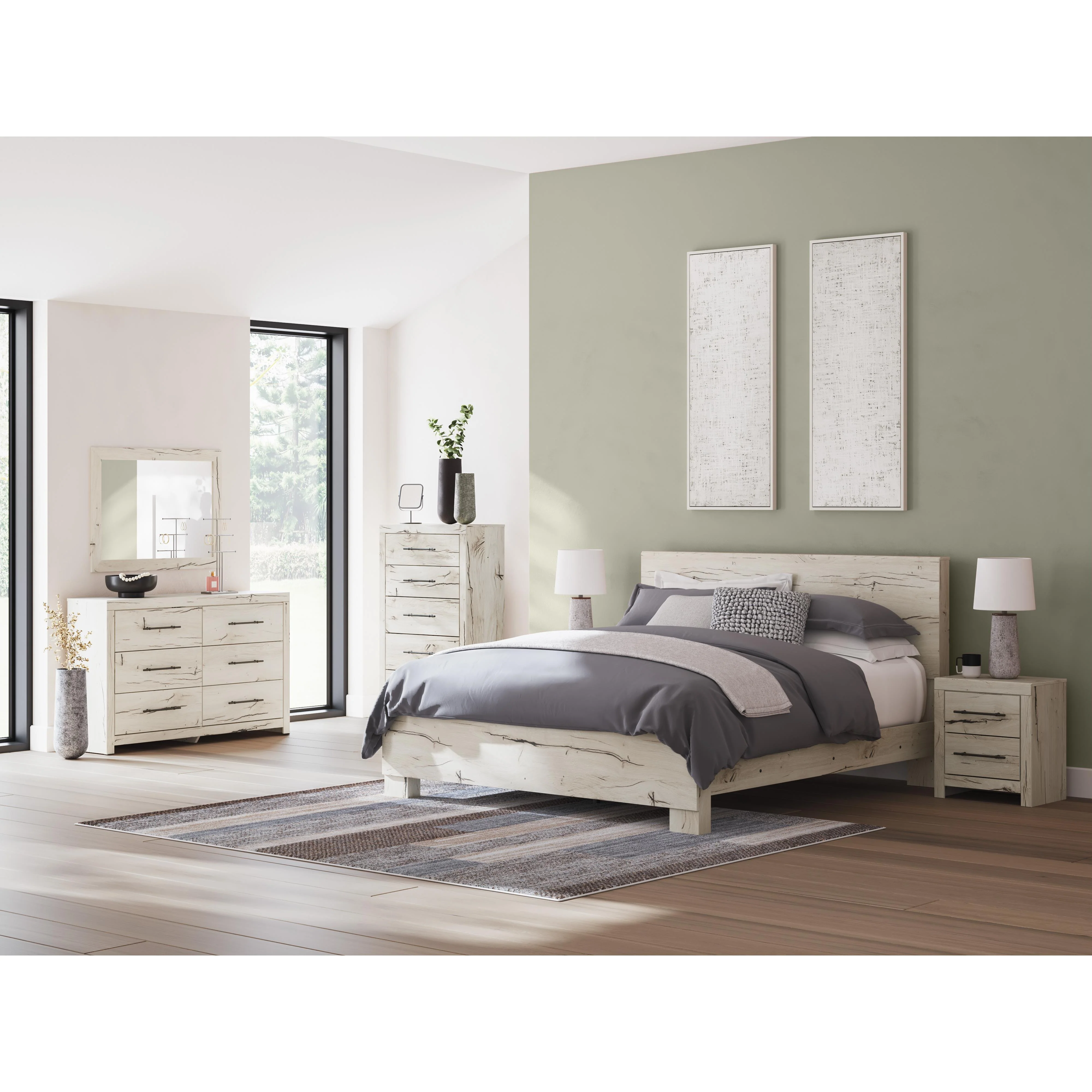 Benchcraft Lawroy B2310B10 King Panel Bed - Image 8