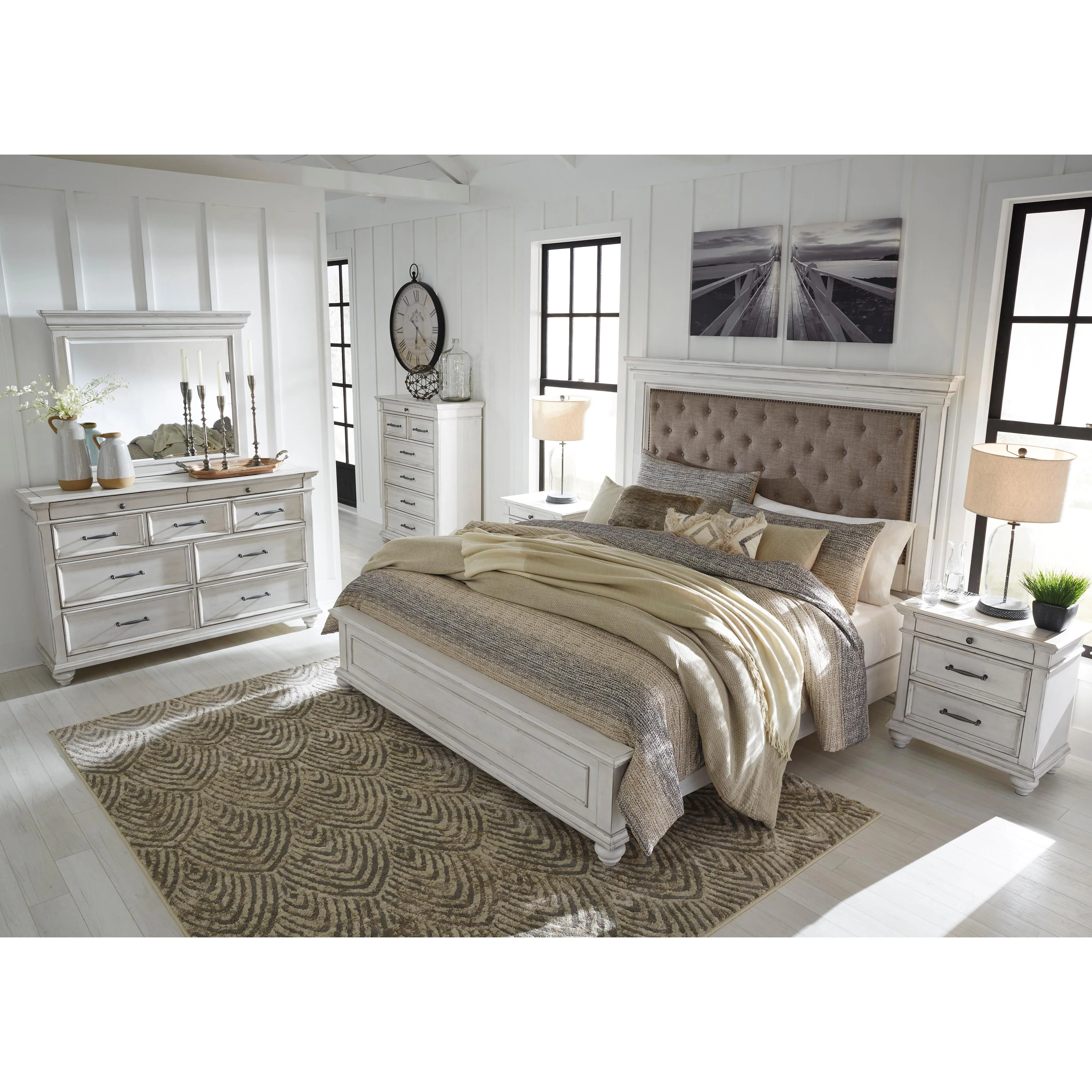 Benchcraft Kanwyn King Panel Bed B777-158/B777-56/B777-97 - Image 9