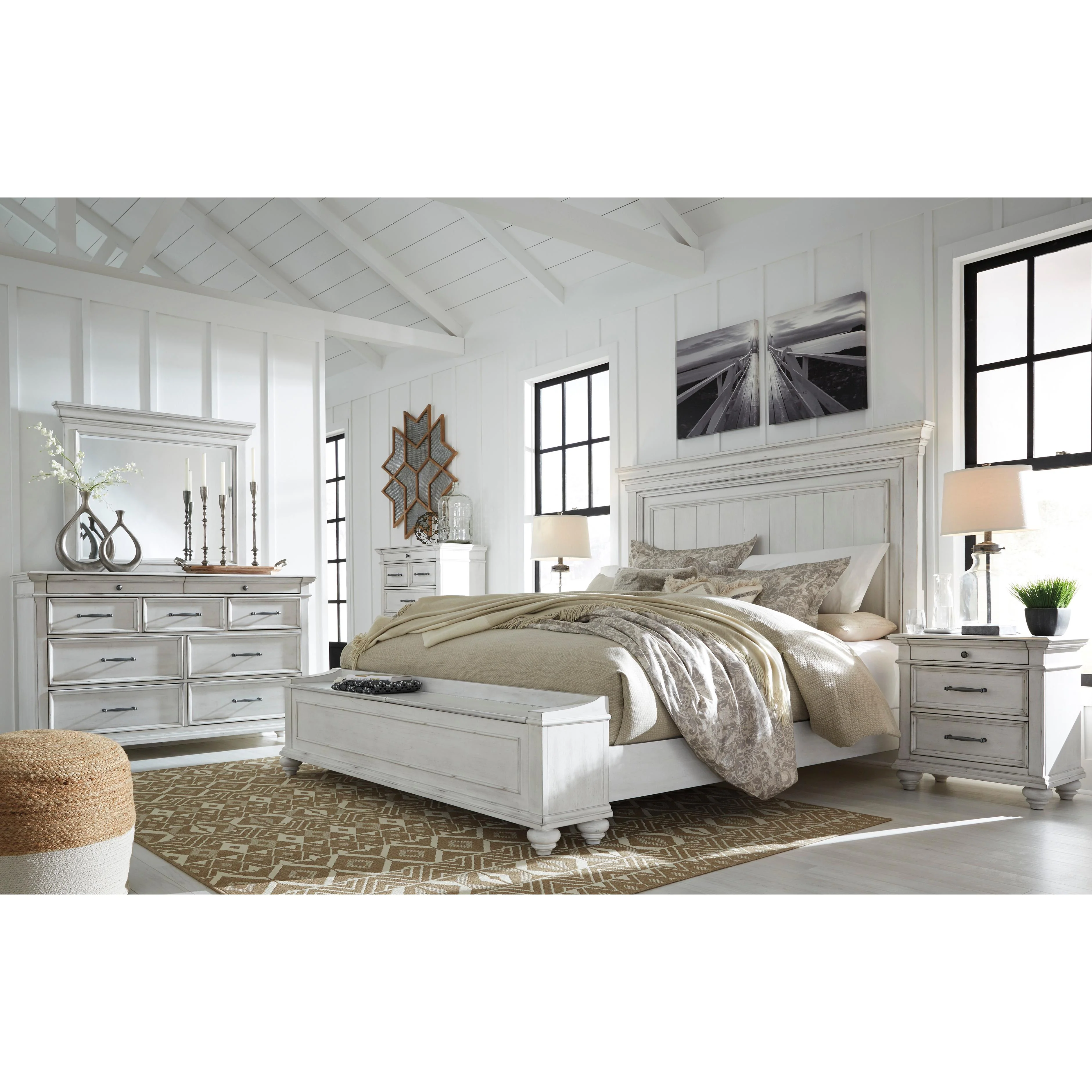 Benchcraft Kanwyn Queen Panel Bed with Storage B777-57/B777-54S/B777-96 - Image 12
