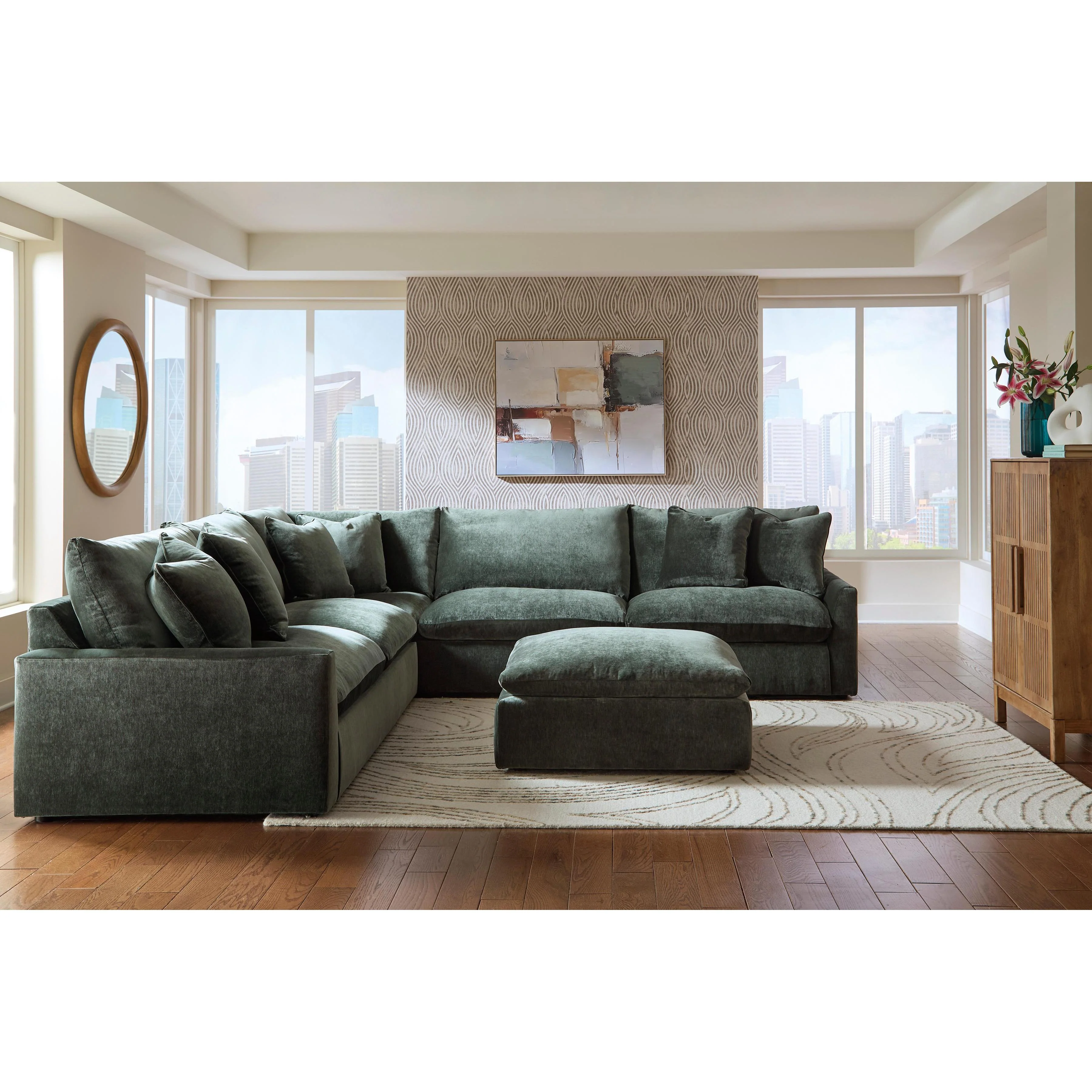 Benchcraft Carriage View RAF Sofa 7800167 - Image 4