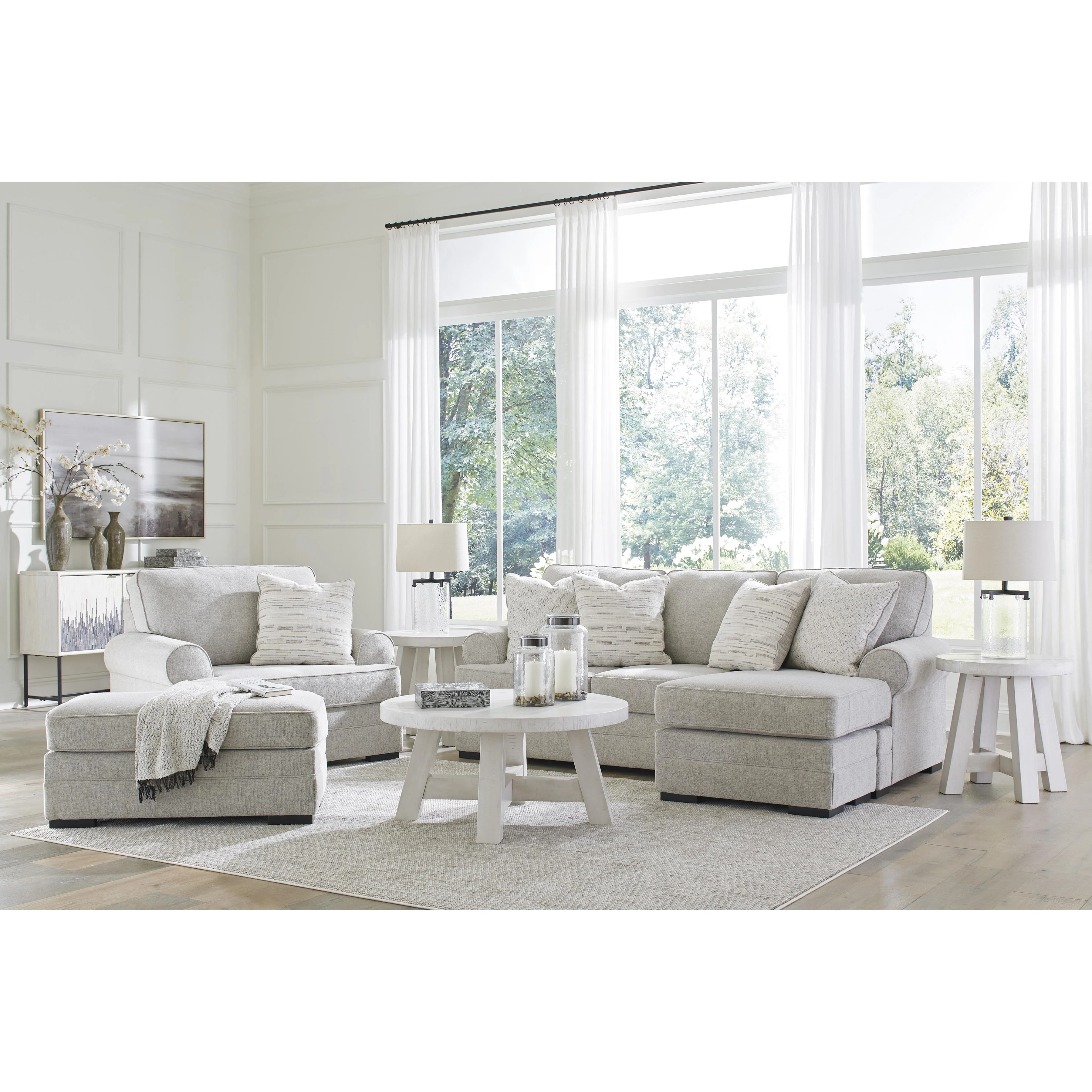 Benchcraft Eastonbridge 56603U2 Oversized Chair and Ottoman - Image 4