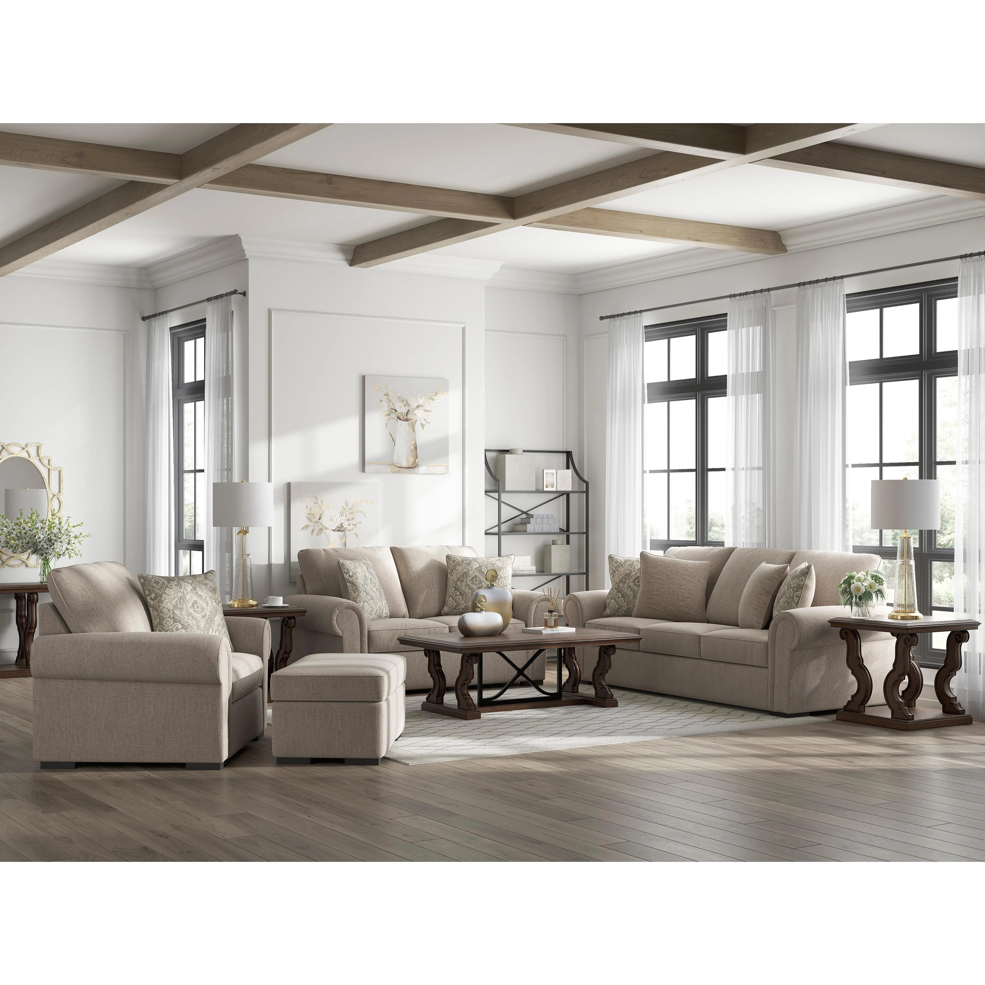 Benchcraft Sararose 5710223 Chair and a Half - Image 8