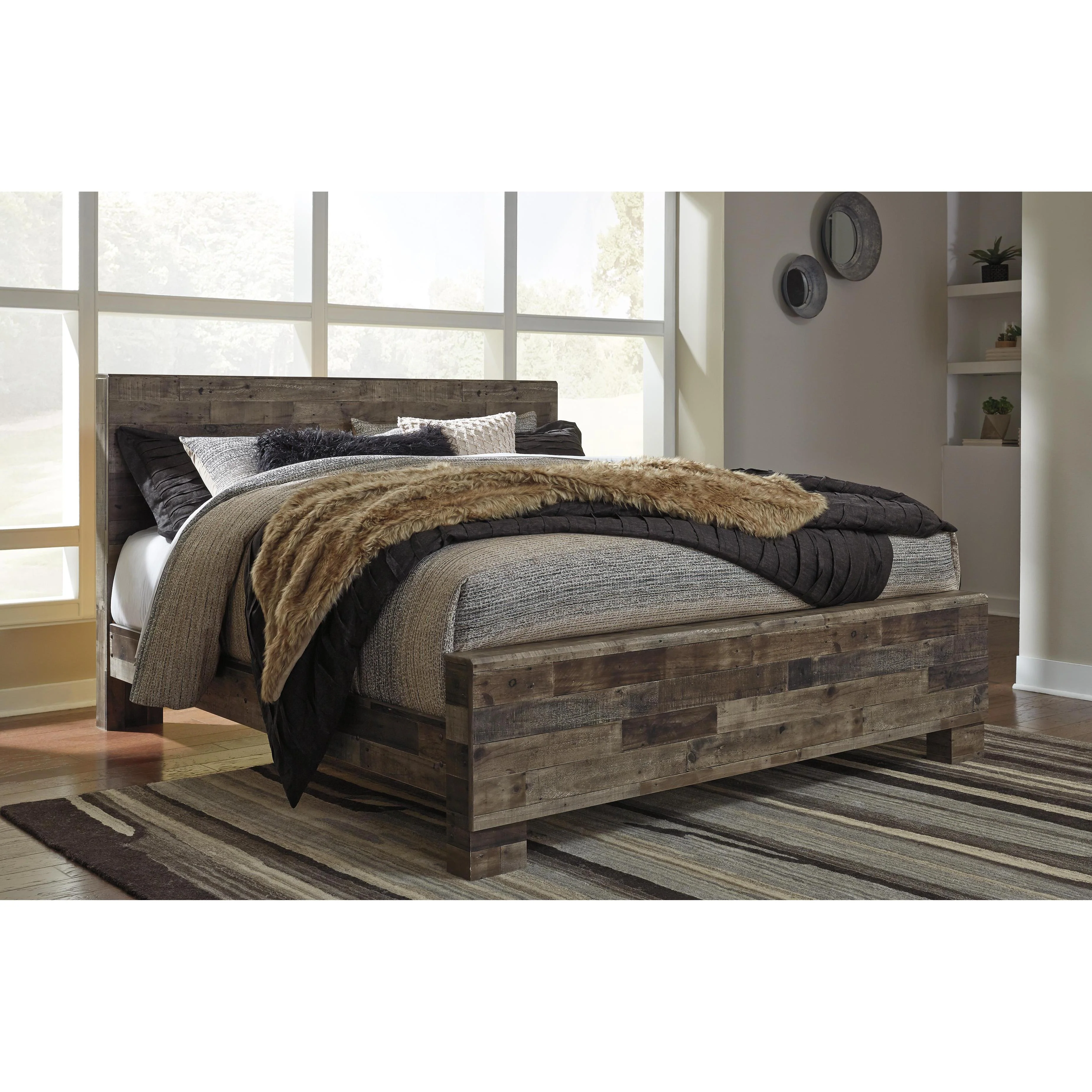 Benchcraft Derekson B200B42 6 pc King Panel Bedroom Set - Image 2