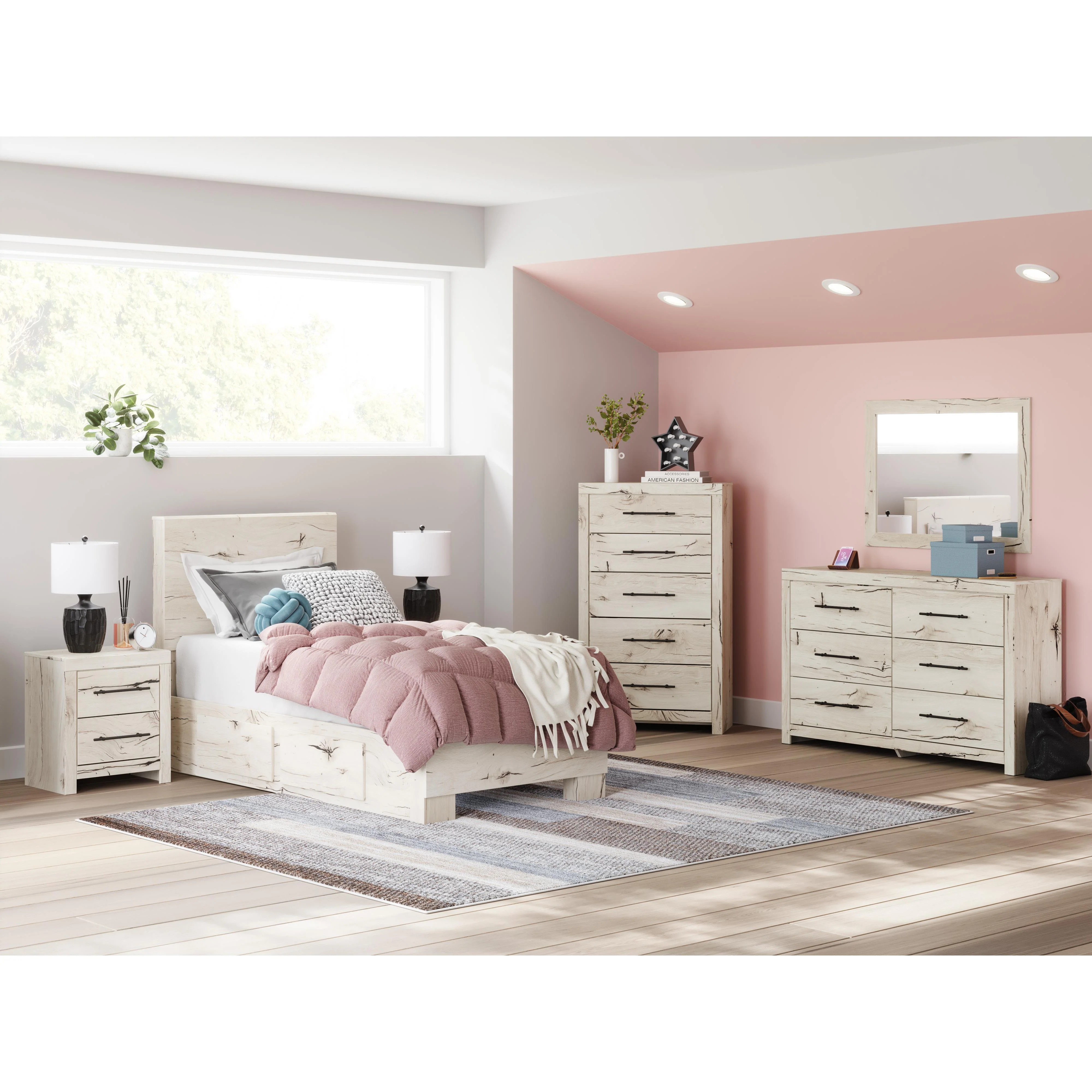 Benchcraft Lawroy B2310B1 Dresser and Mirror - Image 8