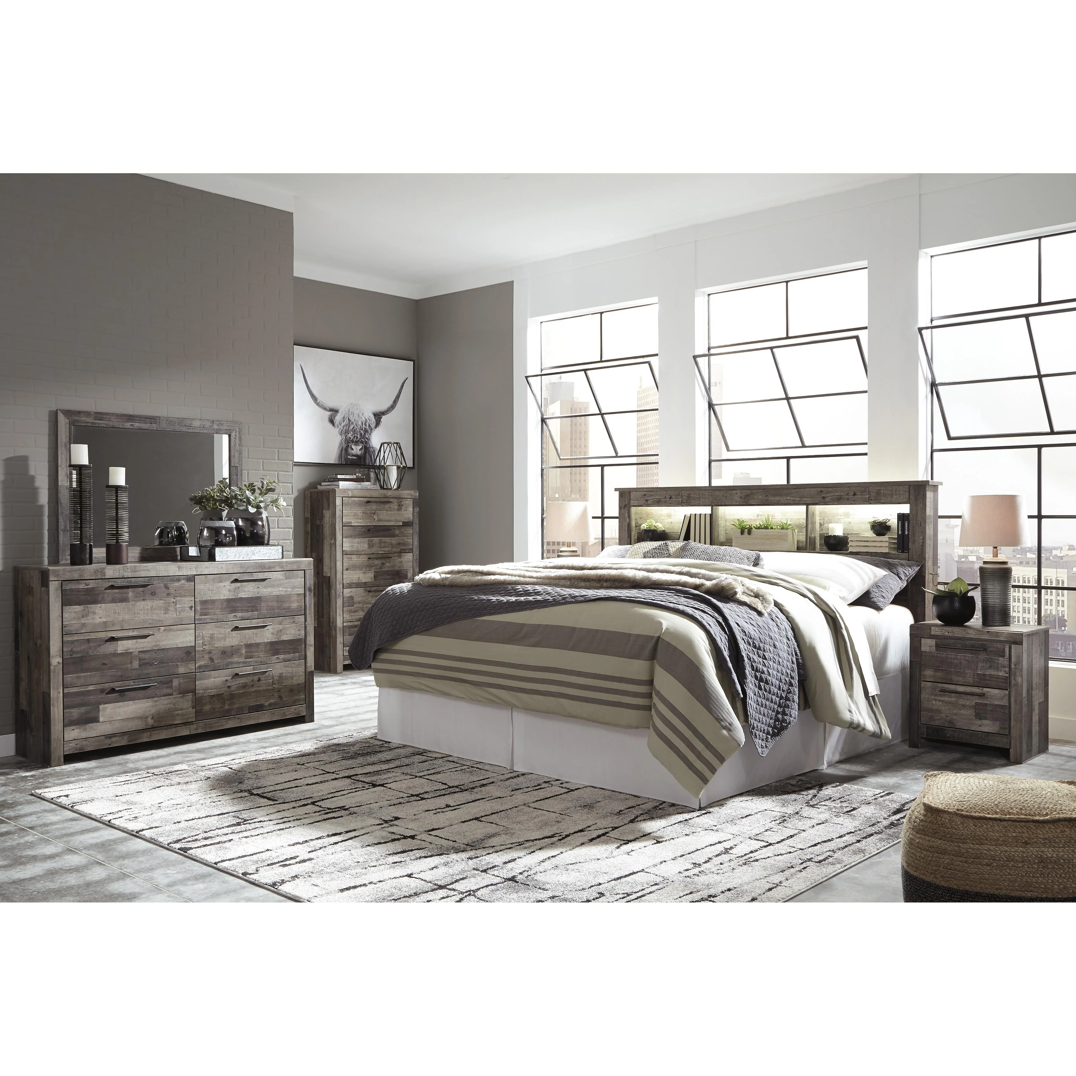 Benchcraft Derekson B200B1 Dresser and Mirror - Image 14