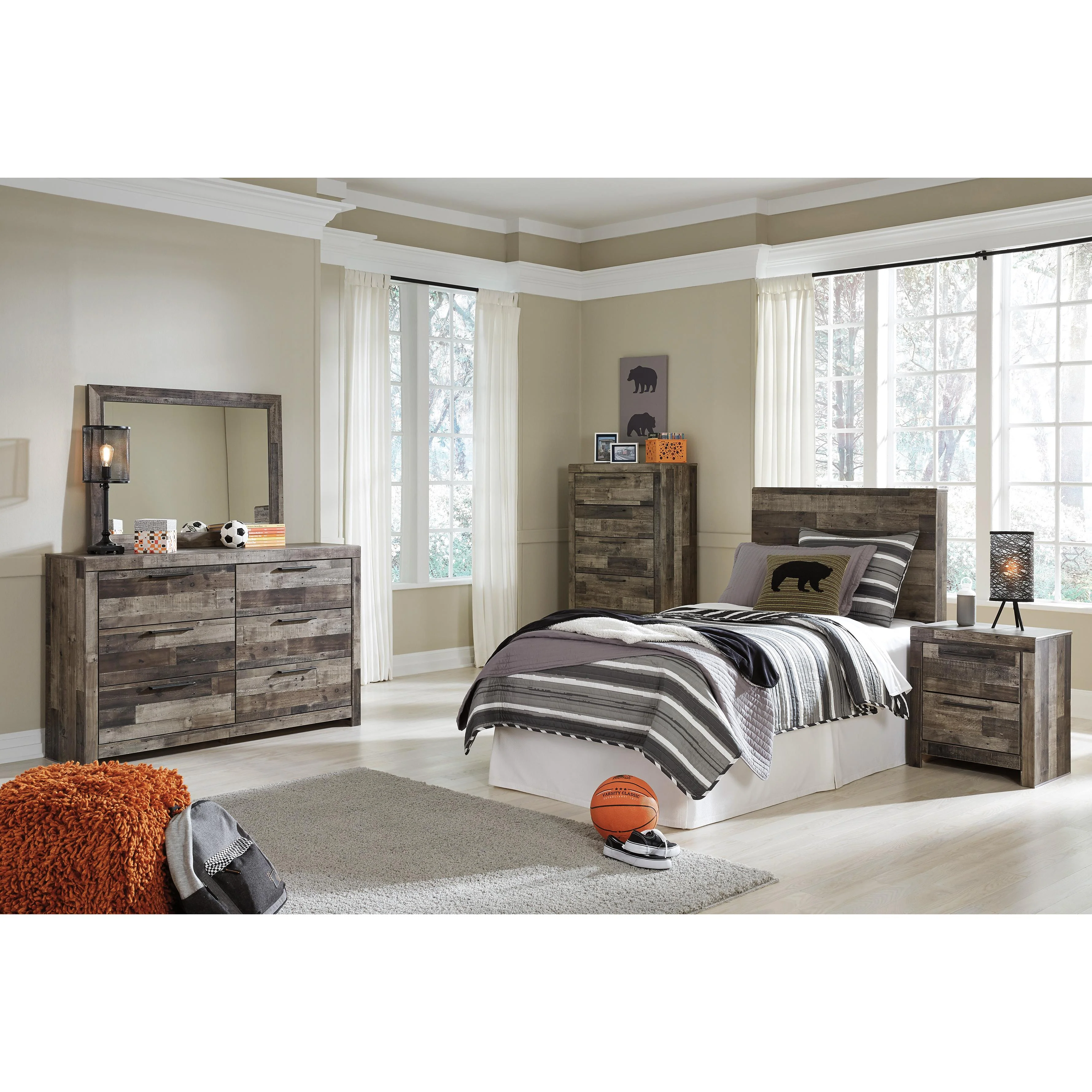 Benchcraft Derekson B200-53 Twin Panel Headboard - Image 11