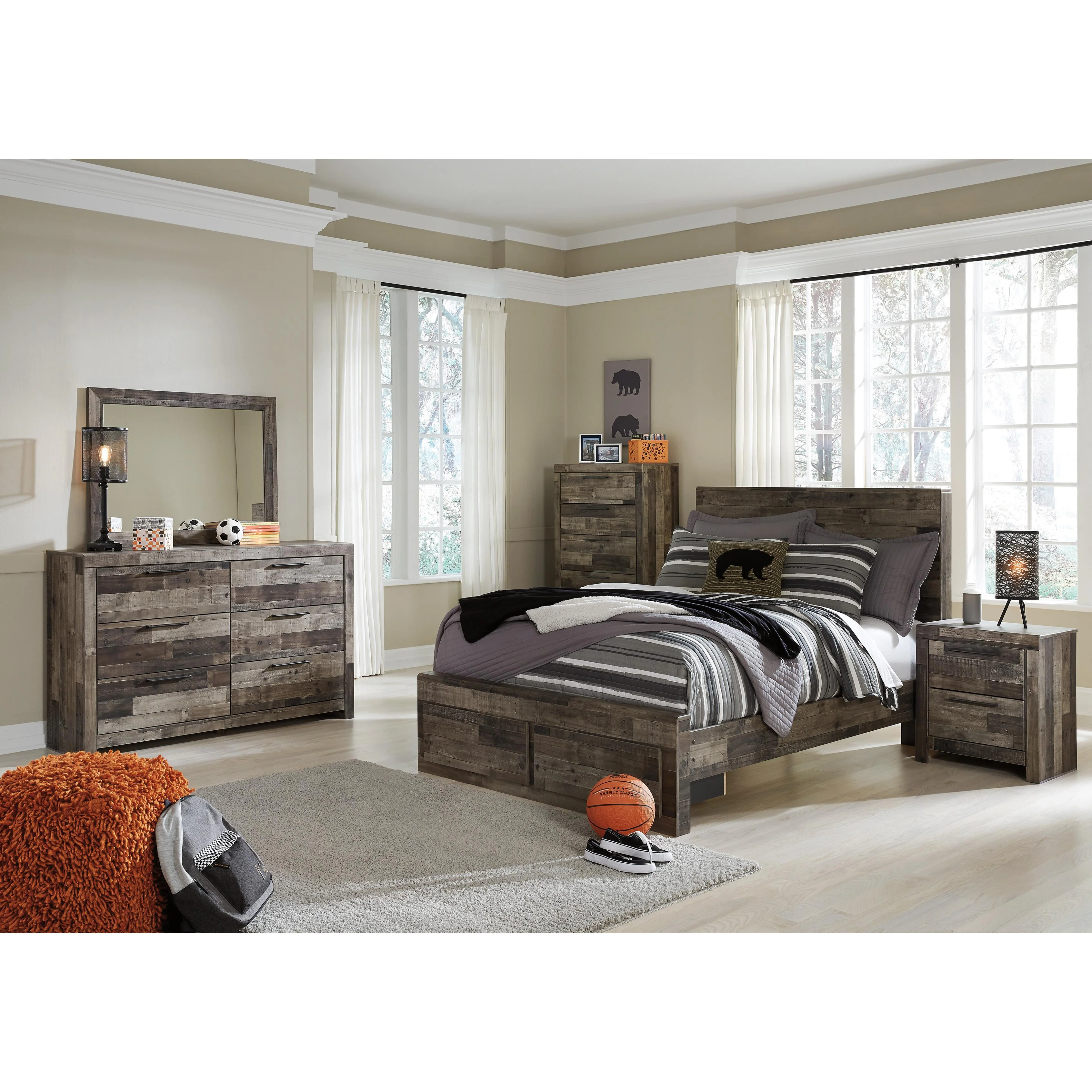 Benchcraft Derekson B200-87 Full Panel Headboard - Image 11