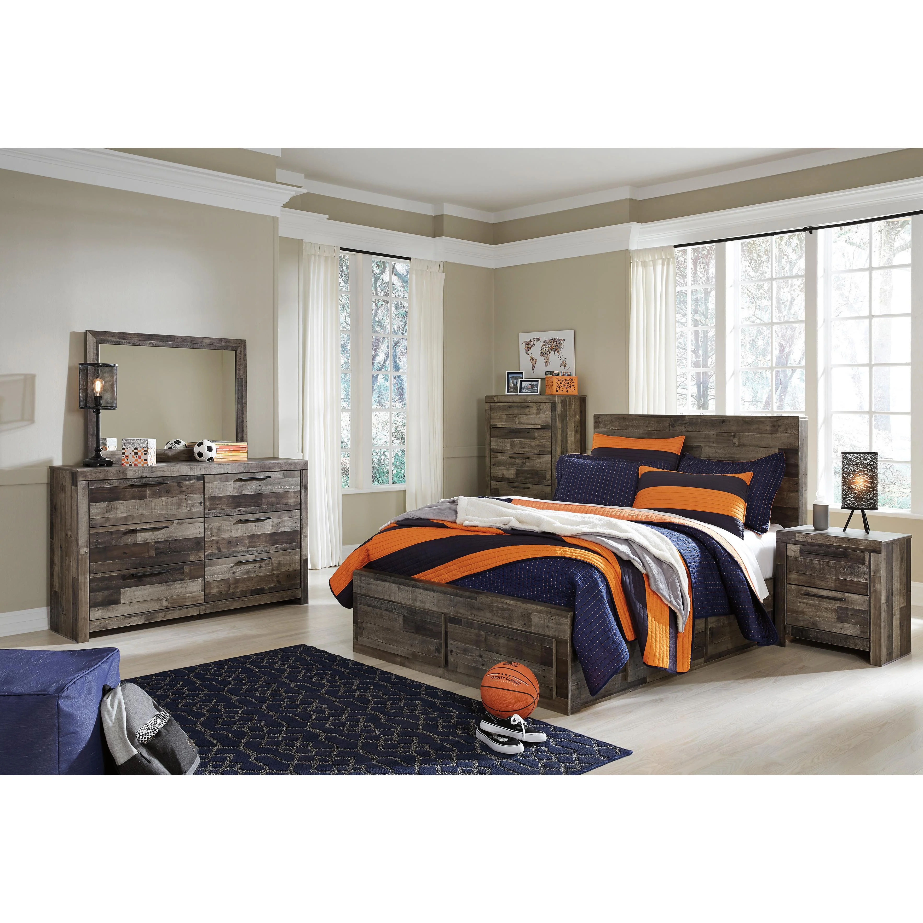 Benchcraft Derekson B200-87 Full Panel Headboard - Image 8