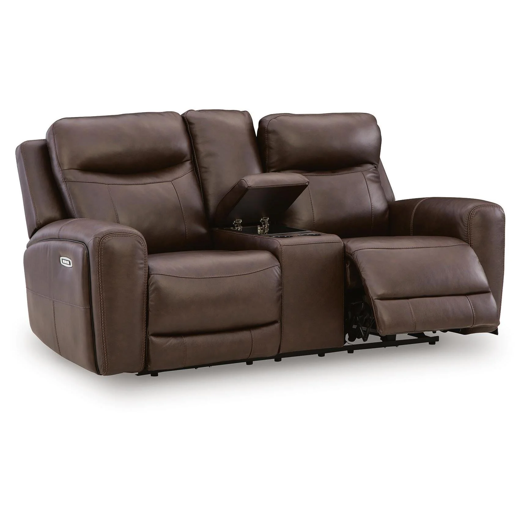 Benchcraft Gravier U1330118 Power Reclining Loveseat with Console & Adjutasble Headrest - Image 6