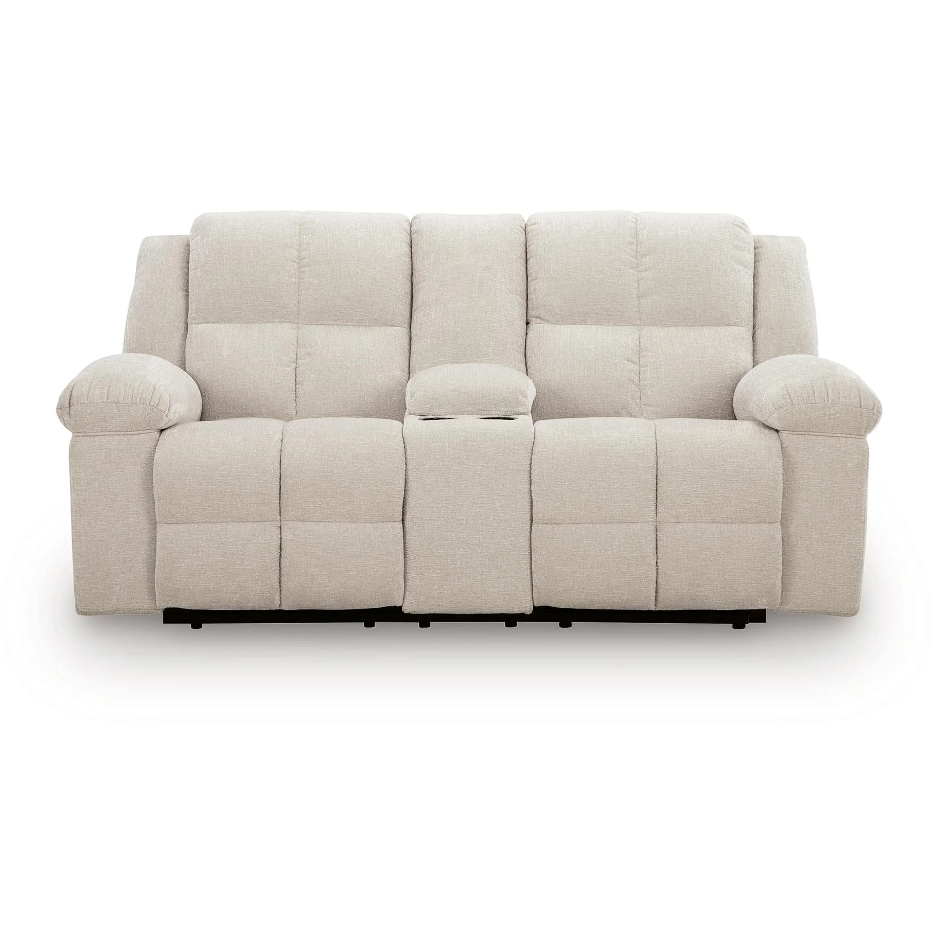 Benchcraft Orlen Reclining Fabric Loveseat with Console 8160294 - Image 4