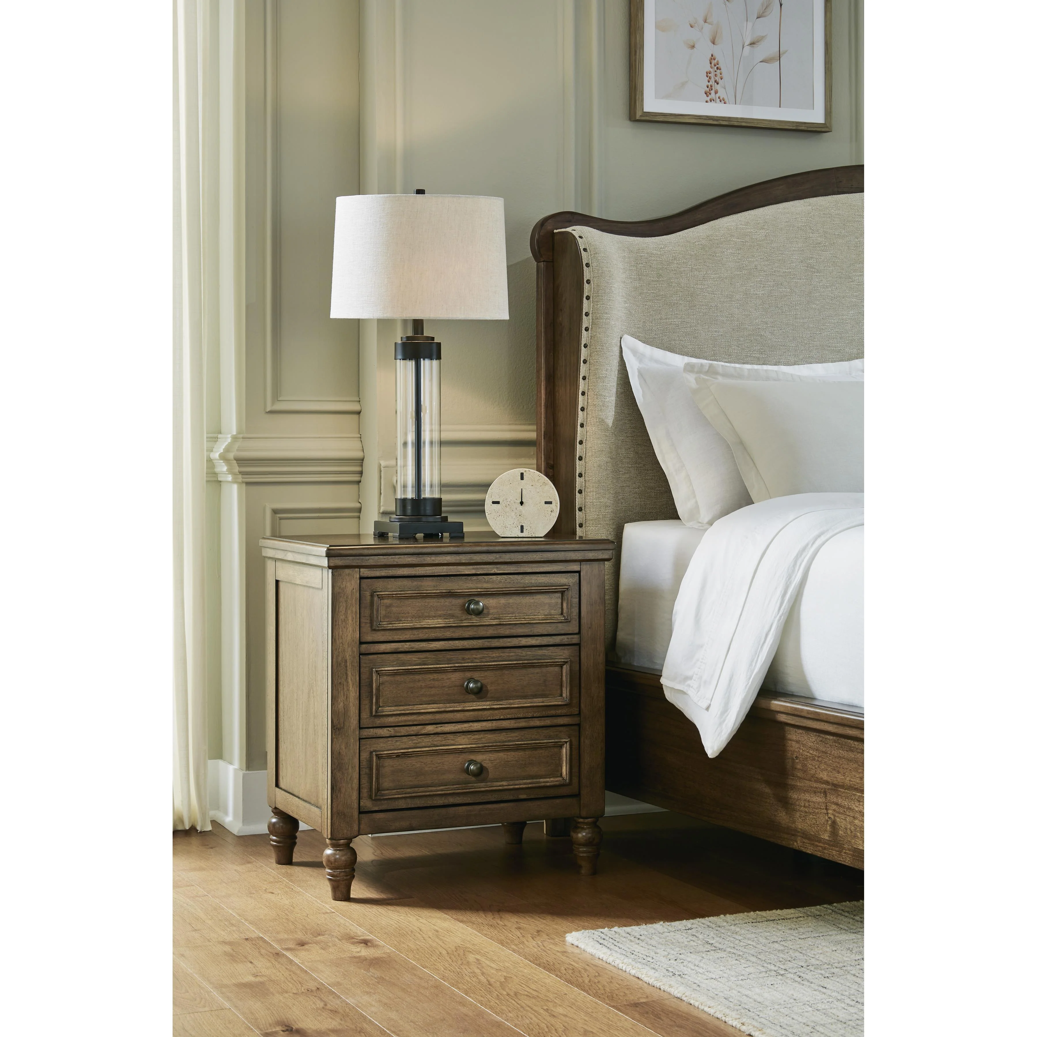 Benchcraft Sturlayne B787-93 Three Drawer Night Stand - Image 6