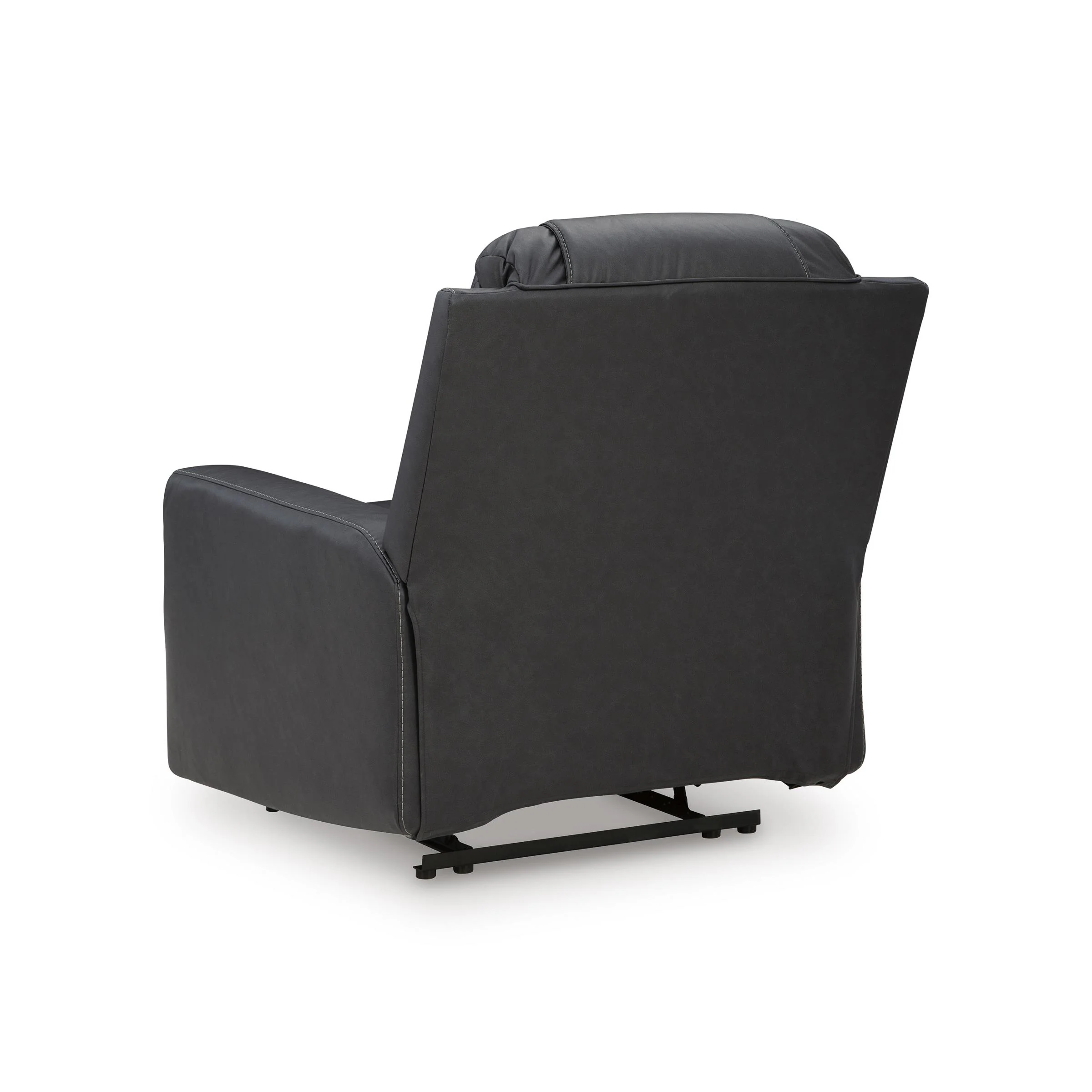 Benchcraft Mackmenville Leather Look Recliner with Wall Recline 7471329 - Image 4