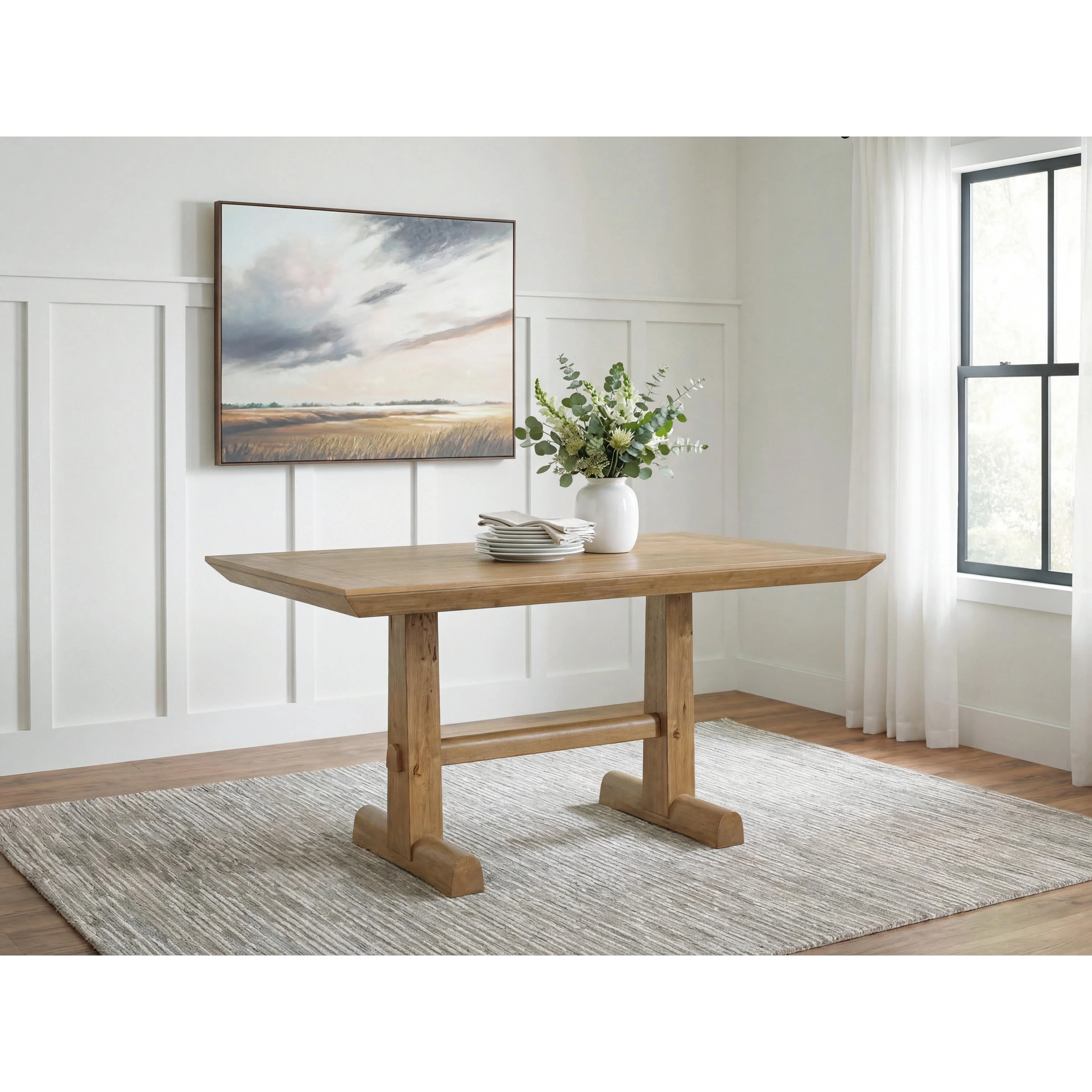 Benchcraft Ridgester D858-13 Rectangular Dining Room Counter Table - Image 5
