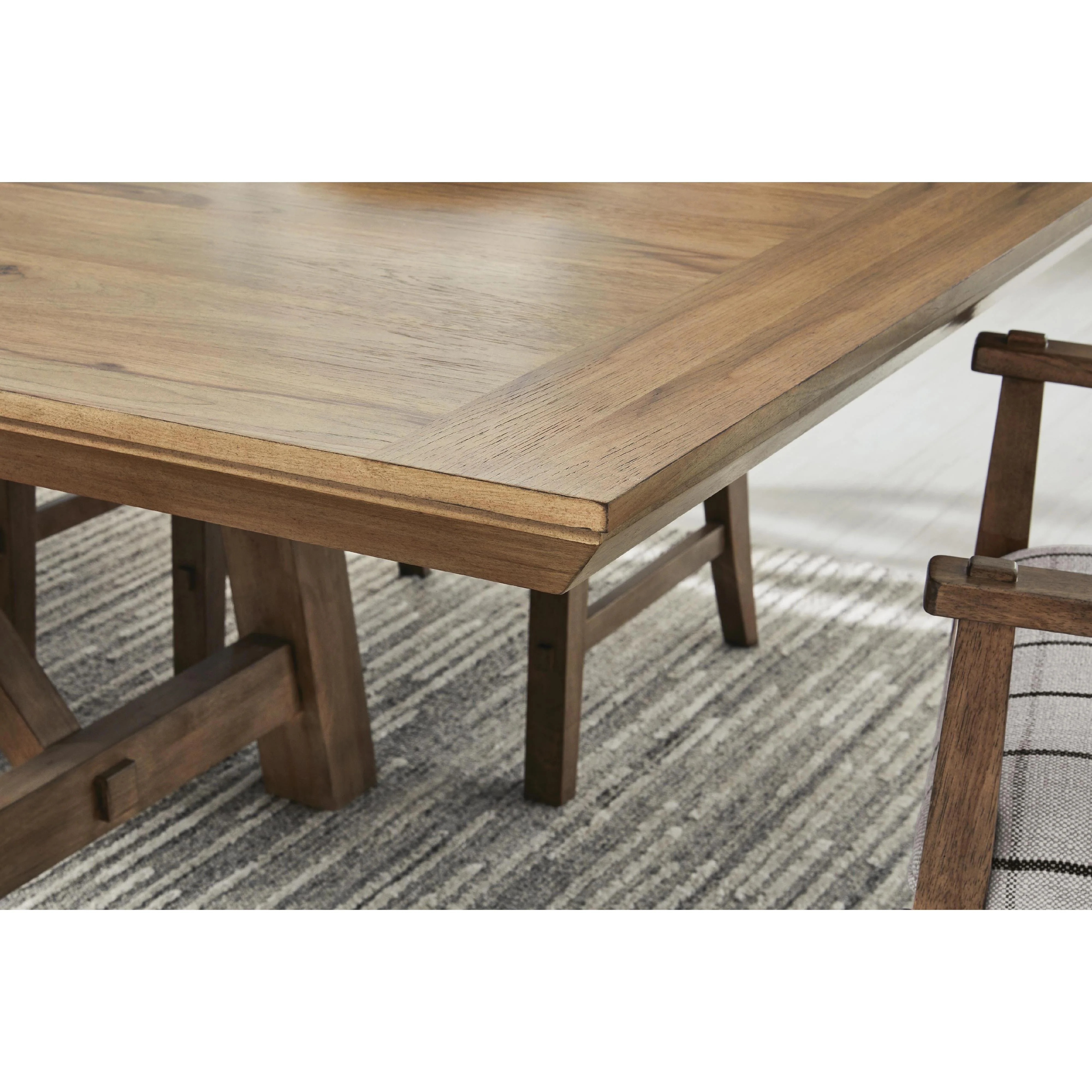 Benchcraft Ridgester D858-45 Rectangular Dining Room Extension Table - Image 6