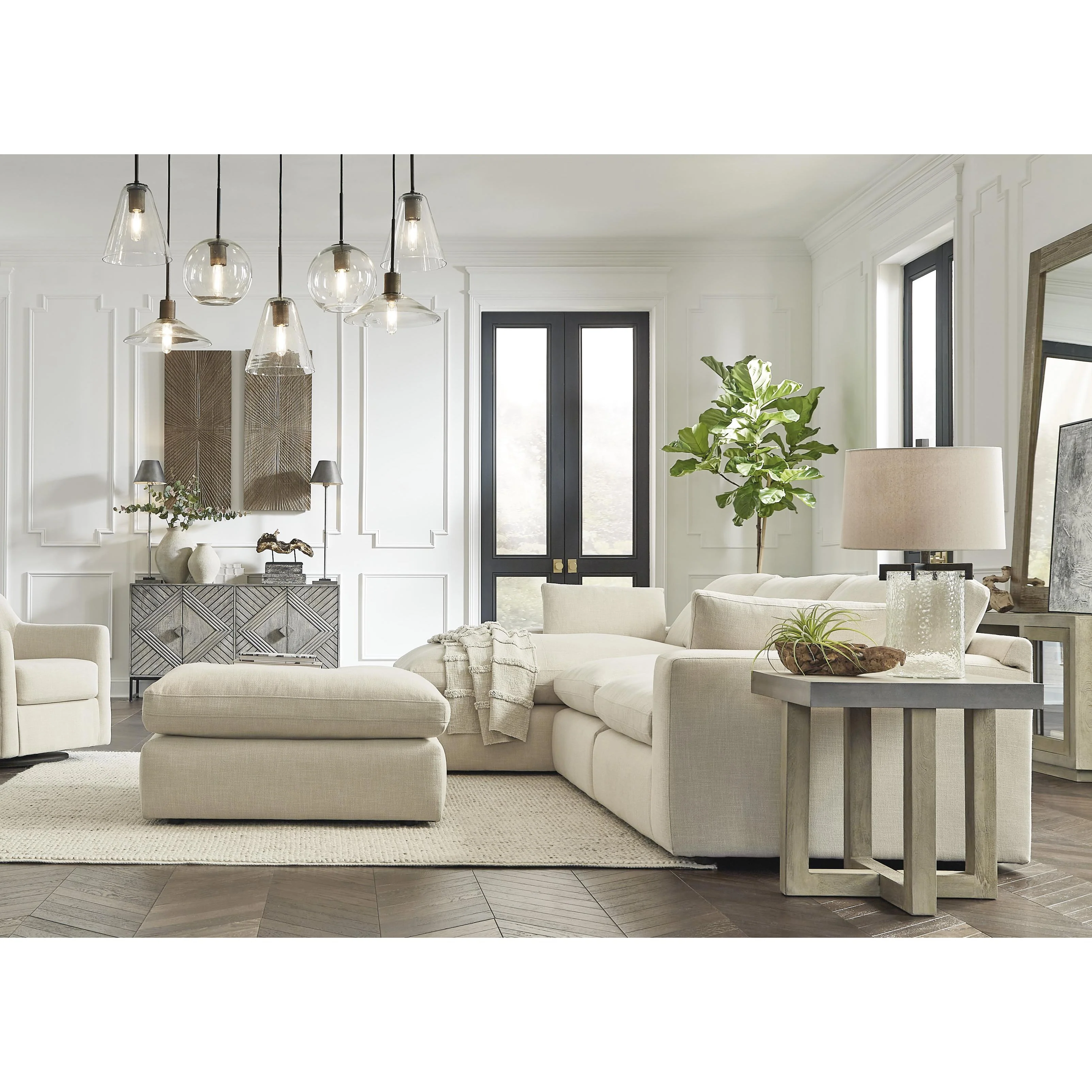 Benchcraft Elyza 10006S3 3 pc Sectional with Chaise - Image 5