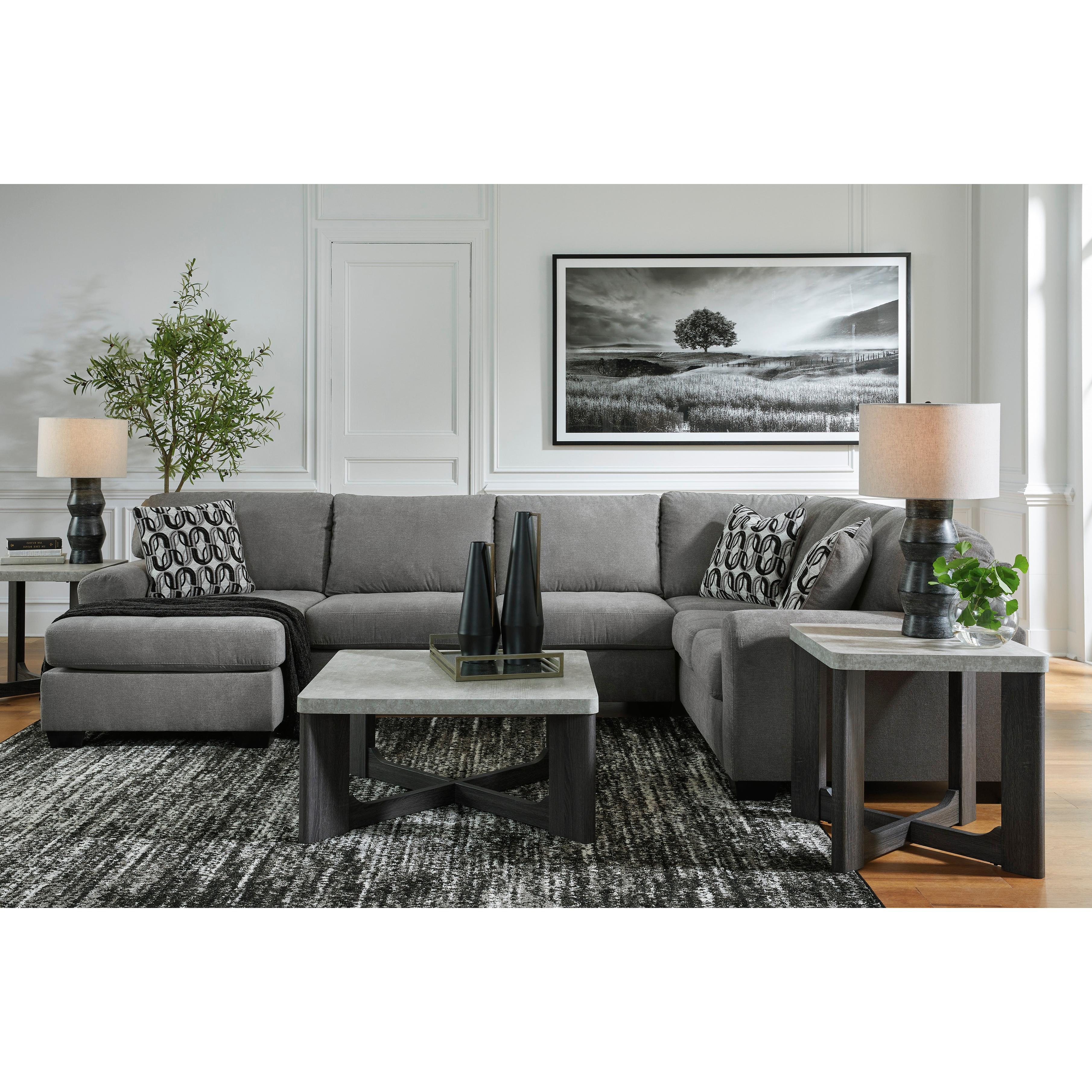 Benchcraft Birkdale Court 32402S1 3 pc Sectional with Chaise - Image 5