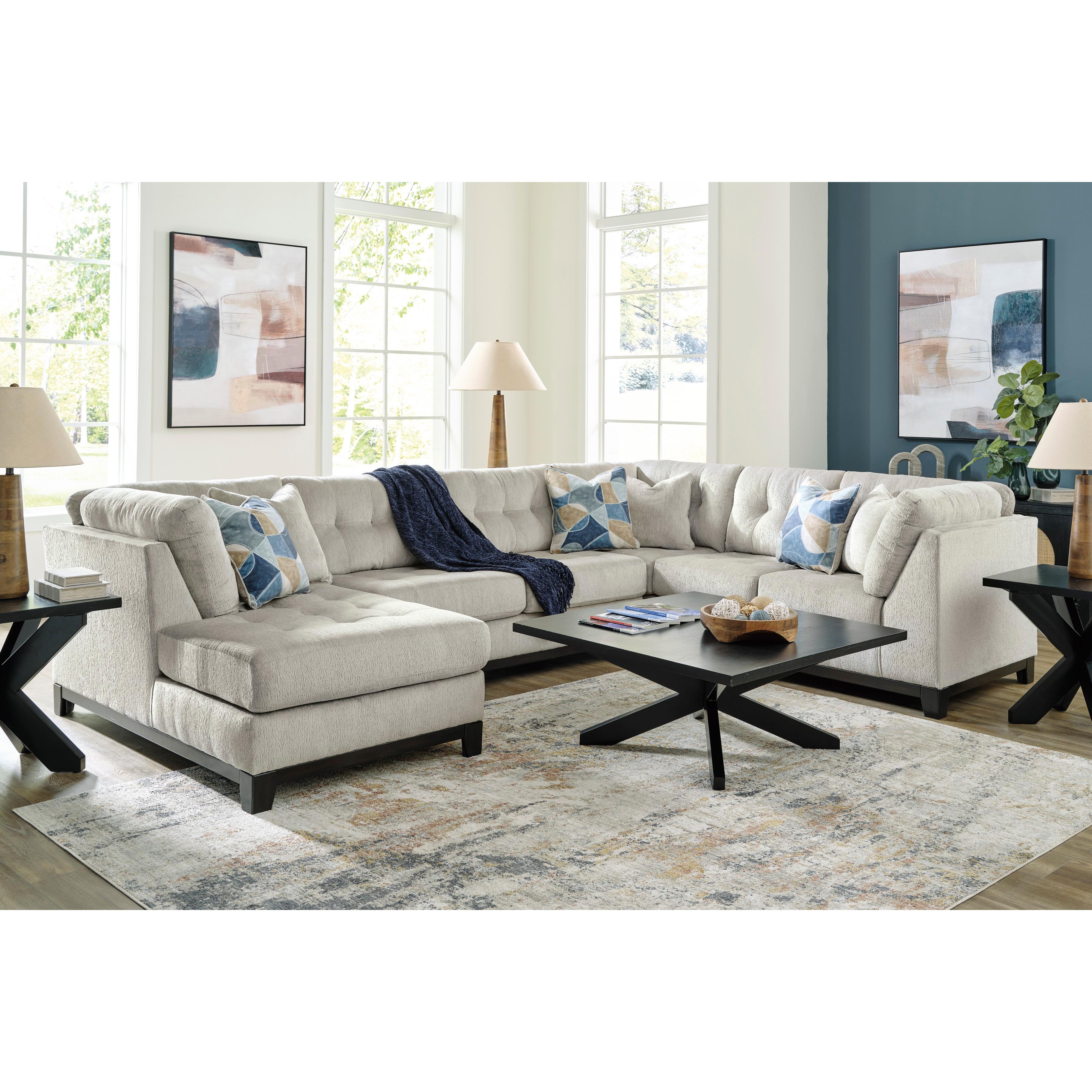 Benchcraft Maxon Place 33004S1 3 pc Sectional with Chaise - Image 4