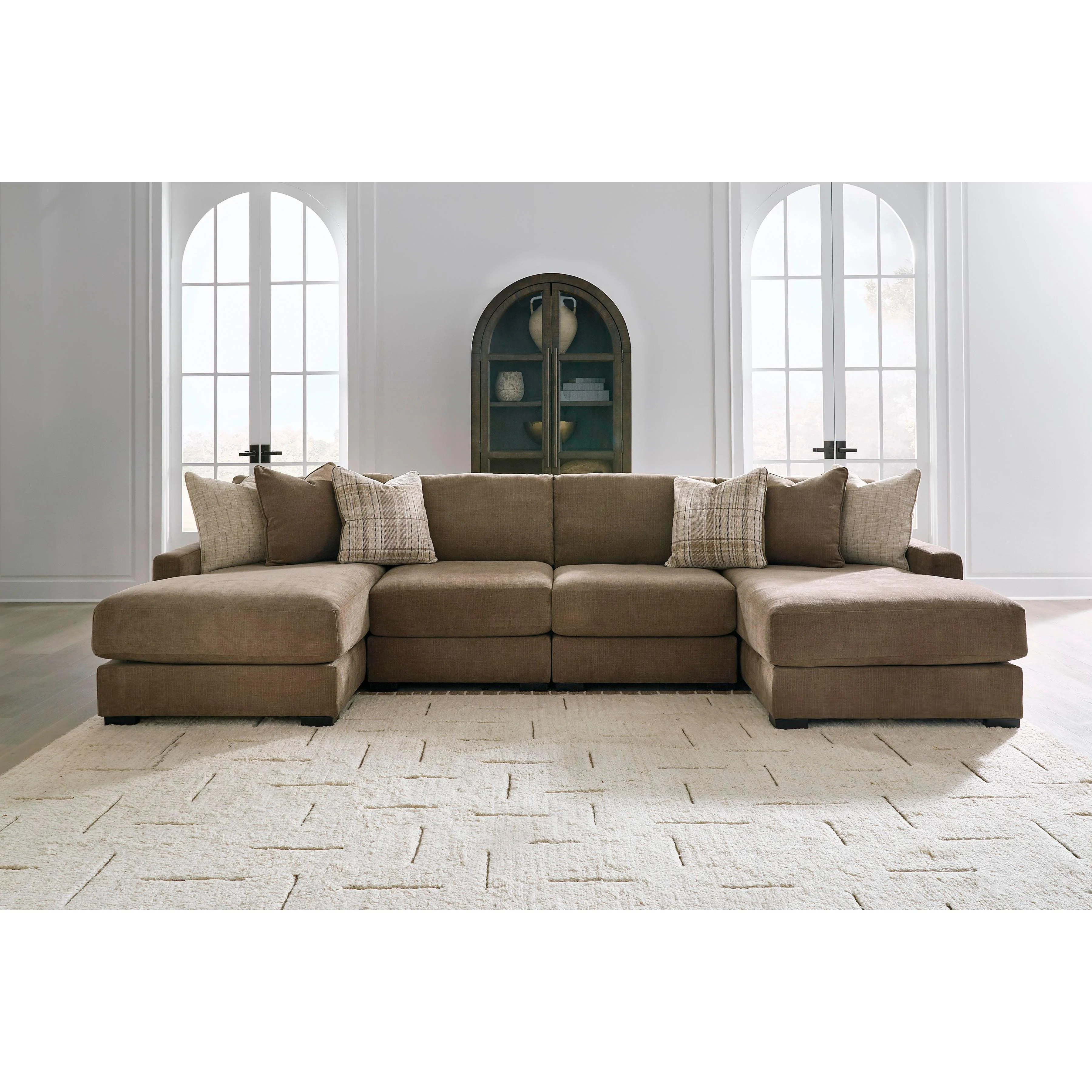Benchcraft Camellia-Court 4 pc Sectional 6820716/6820717/6820746/6820746 - Image 2