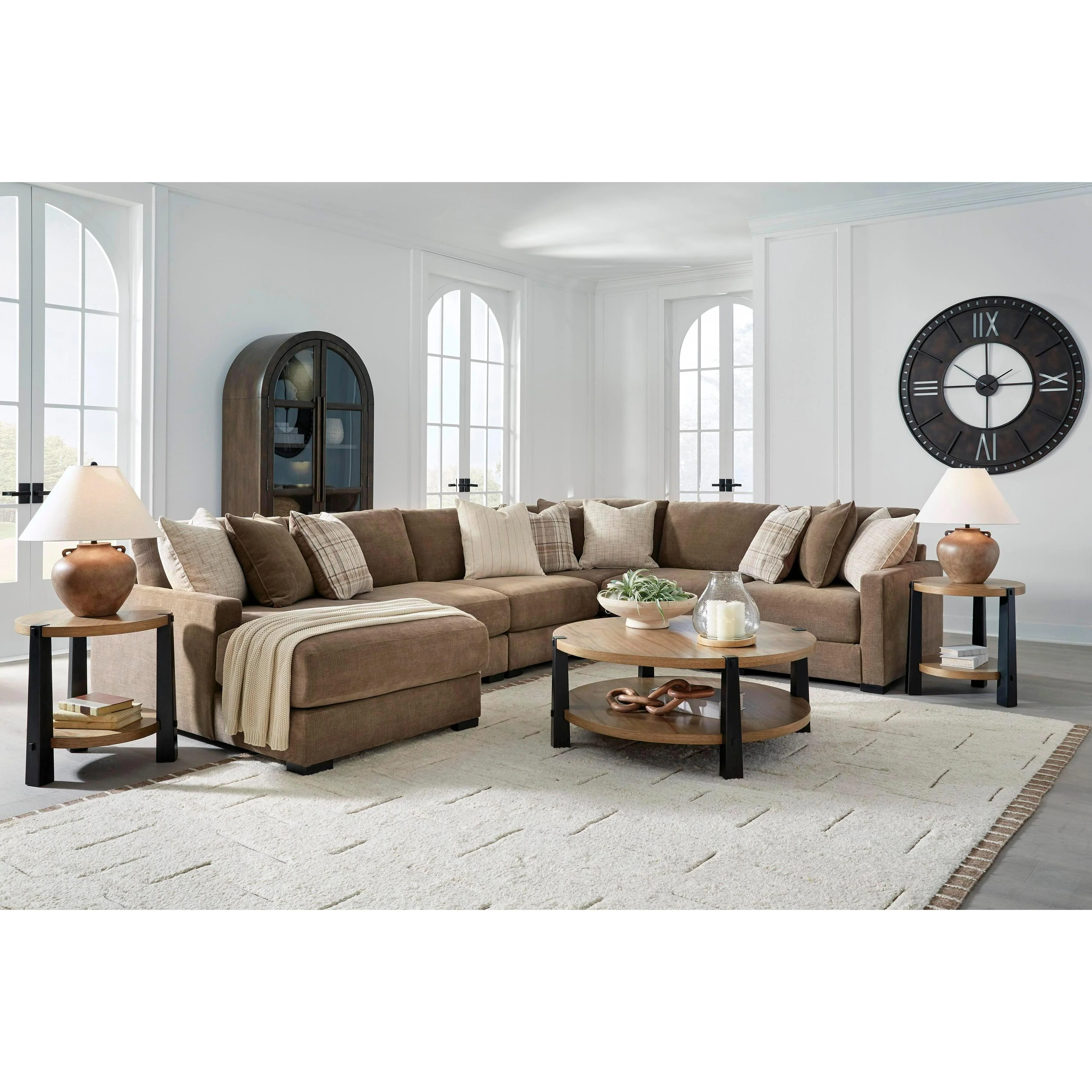Benchcraft Camellia-Court 6 pc Sectional 6820716/6820746/6820746/6820777/6820746/6820765 - Image 4