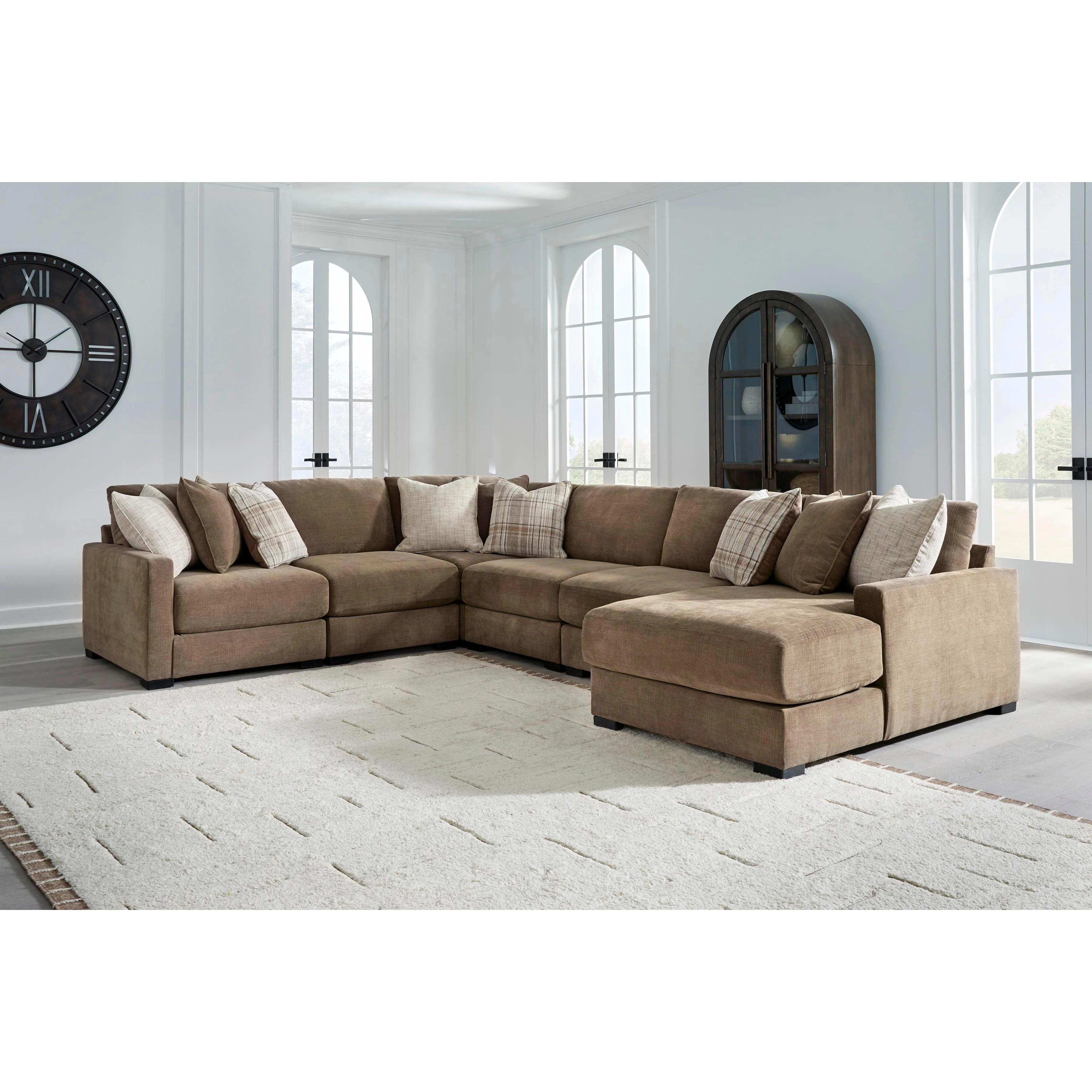 Benchcraft Camellia-Court 6 pc Sectional 6820764/6820746/6820777/6820746/6820746/6820717 - Image 2