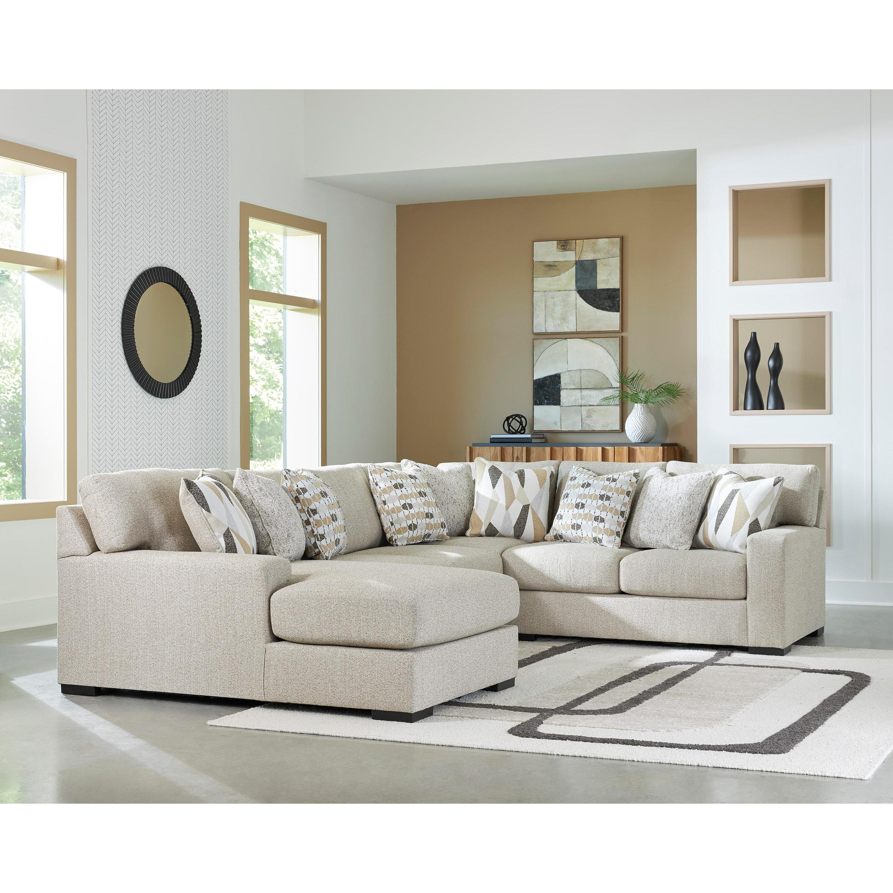 Benchcraft Laurelgrove 75105S1 4 pc Sectional with Chaise - Image 2