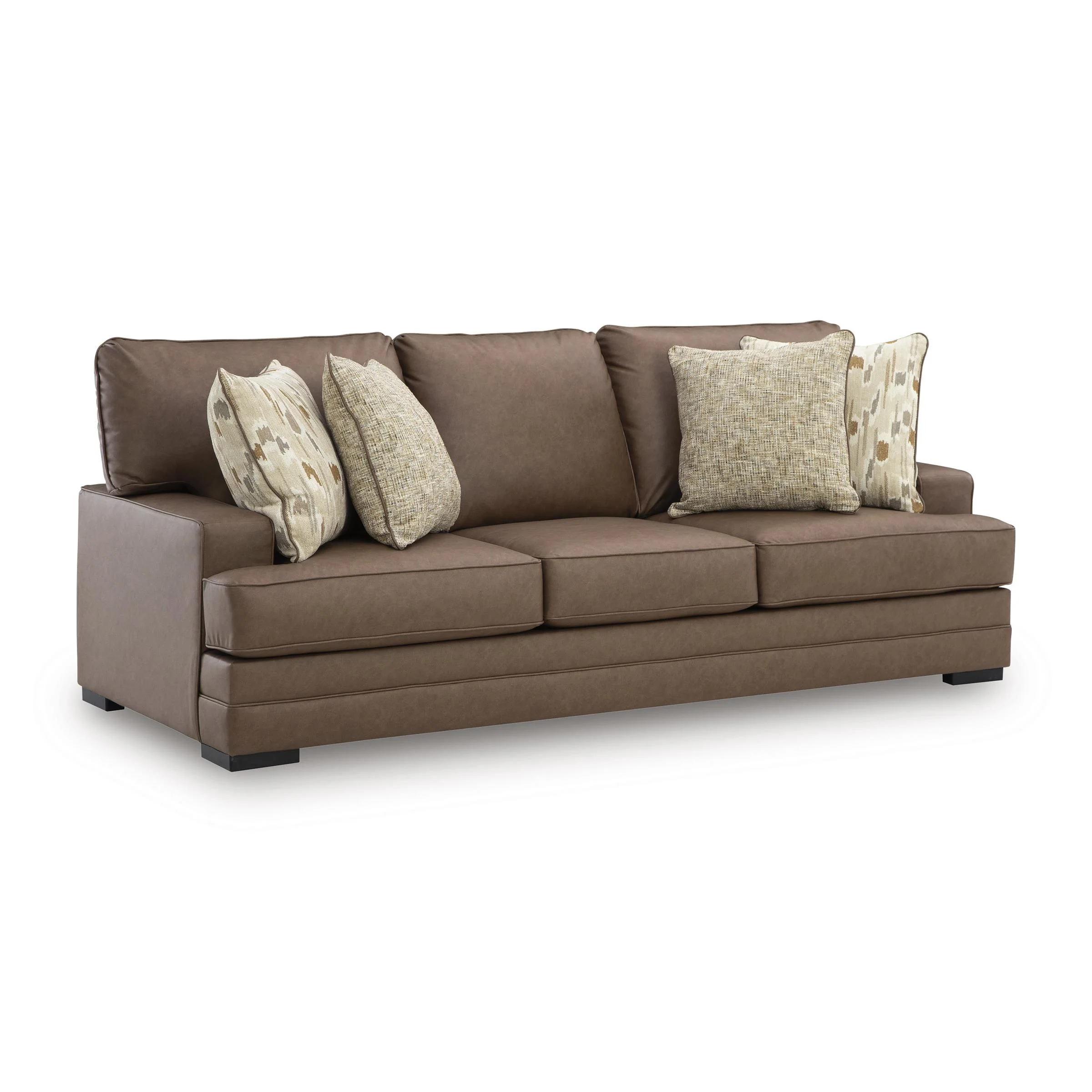 Benchcraft VillaCourt Stationary Leather Look Sofa 7490938