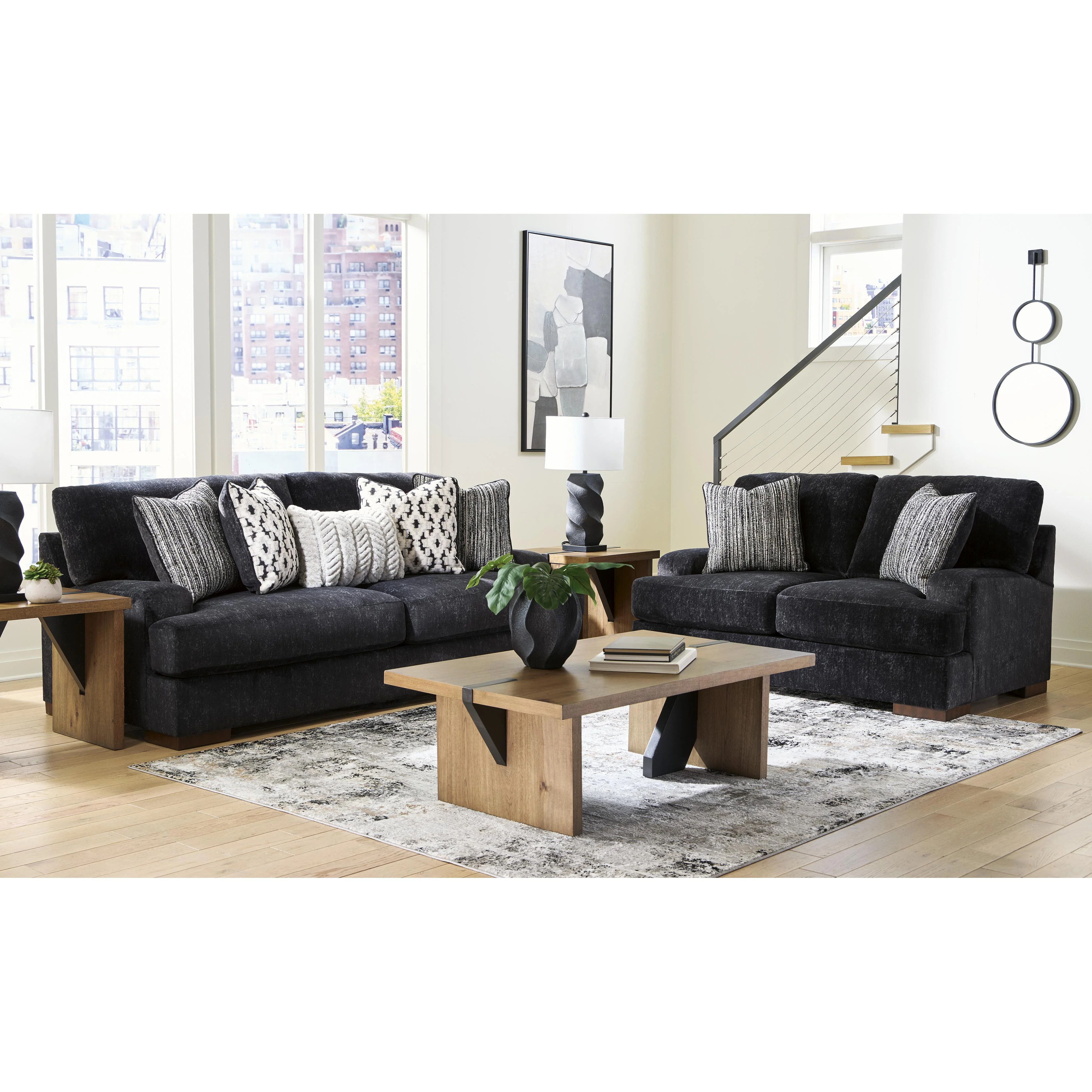 Benchcraft Whitmore Manor Stationary Fabric Sofa 8040438 - Image 6