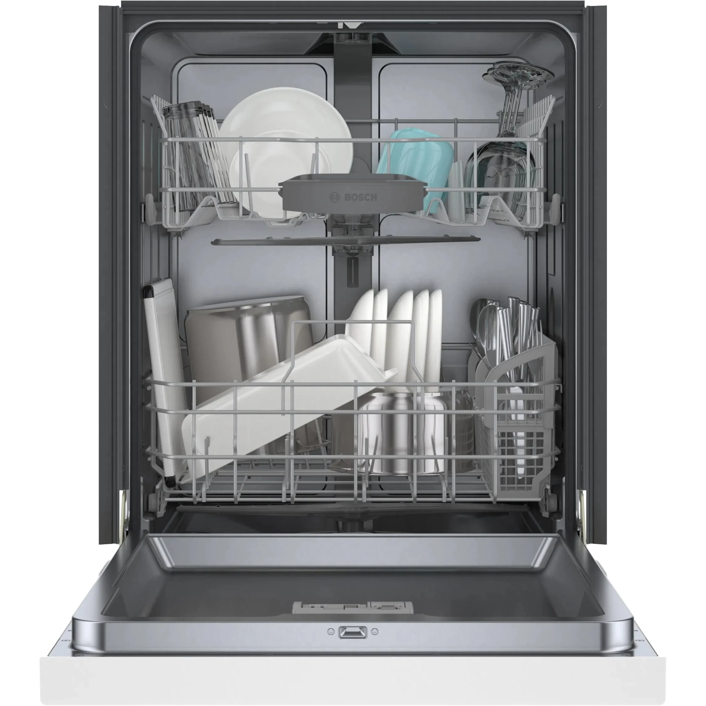 Bosch 100 Series Dishwasher with anti-fingerprint SHE41CM2N - Image 4