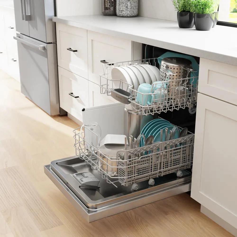 Bosch 100 Series Dishwasher with anti-fingerprint SHE41CM5N - Image 13