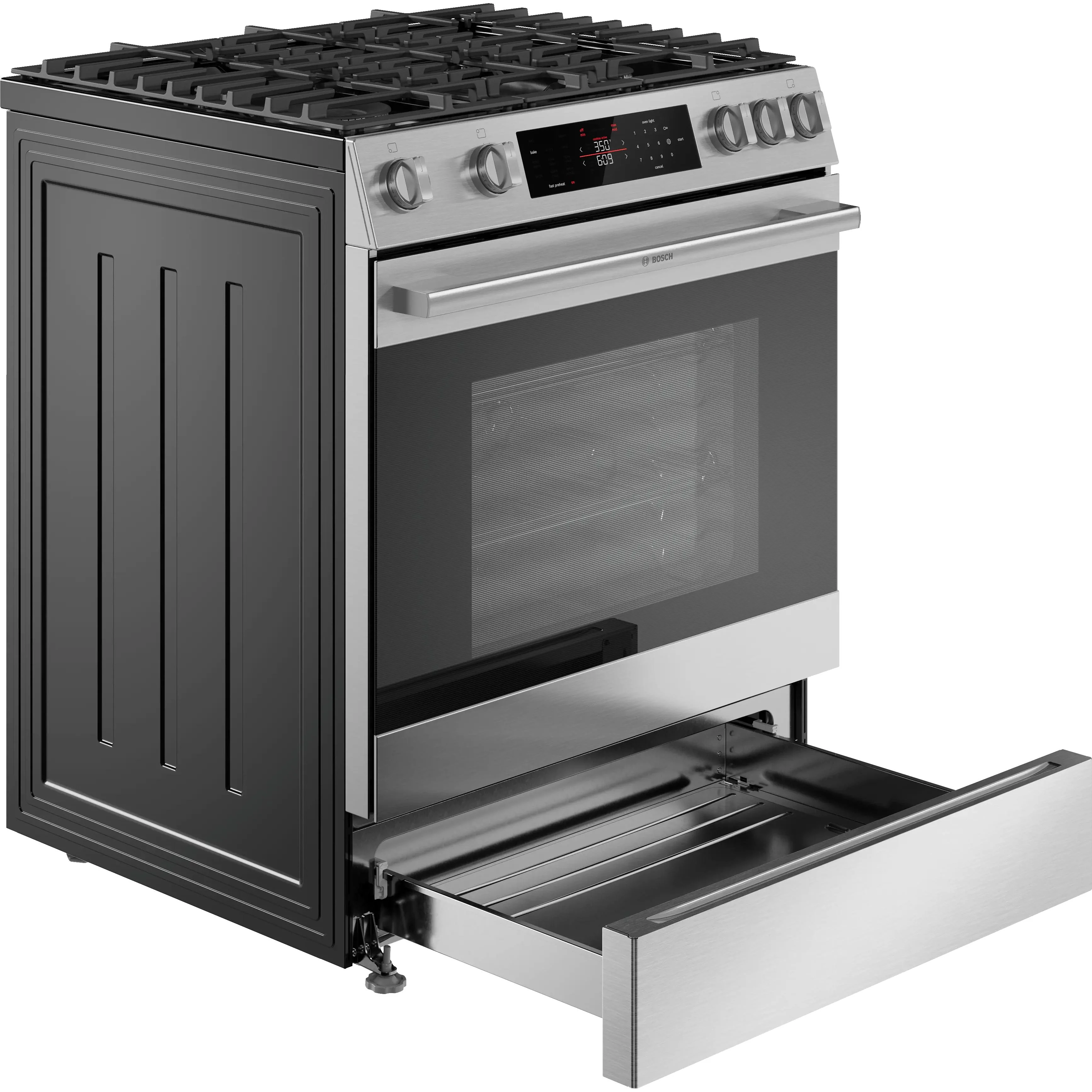 Bosch 300 Series Freestanding Gas Range Stainless Steel HGF3050MUC - Image 5