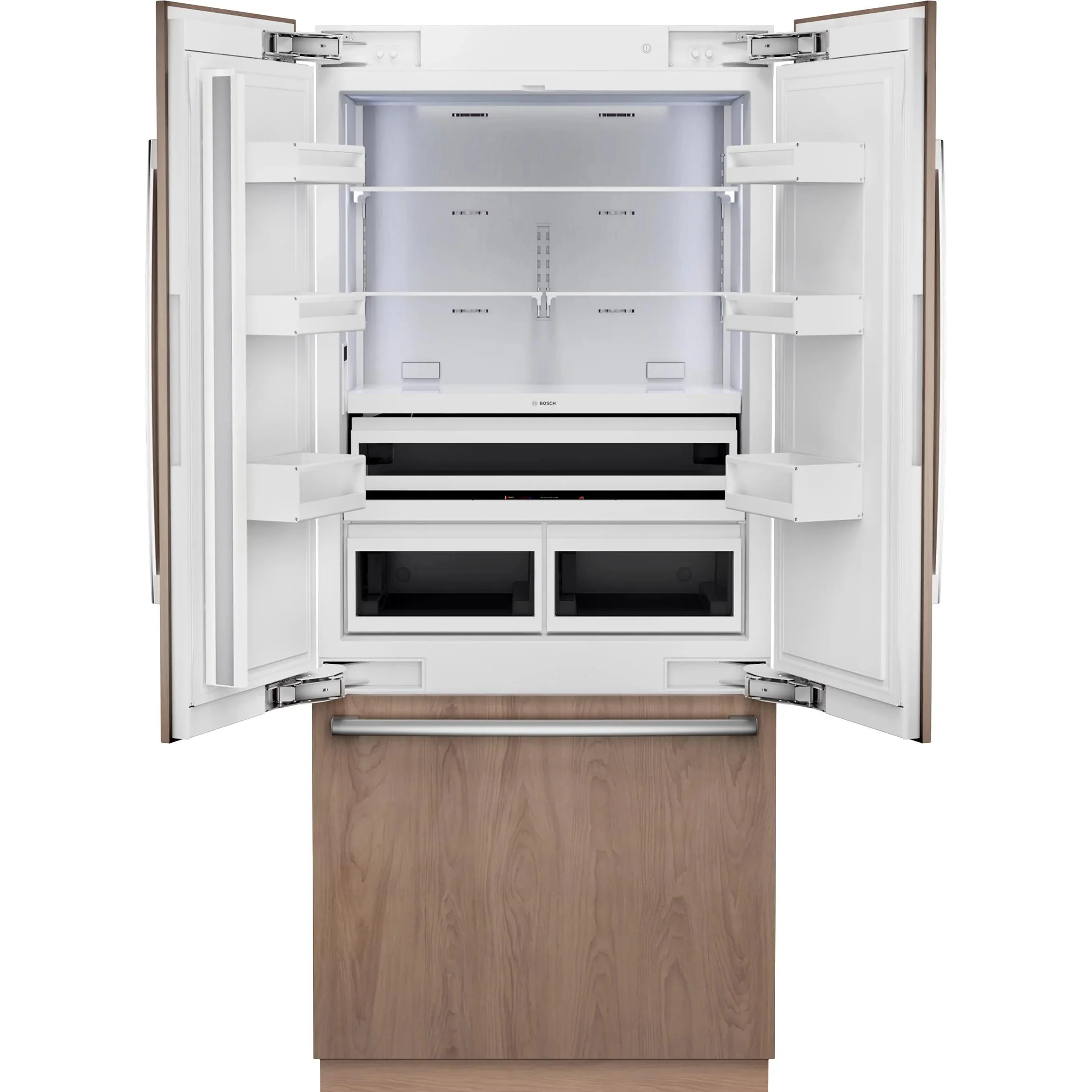 Bosch 36-inch, 20.1 cu.ft. Built-in Bottom Freezer with Wi-Fi Connect B36IT100NP - Image 2