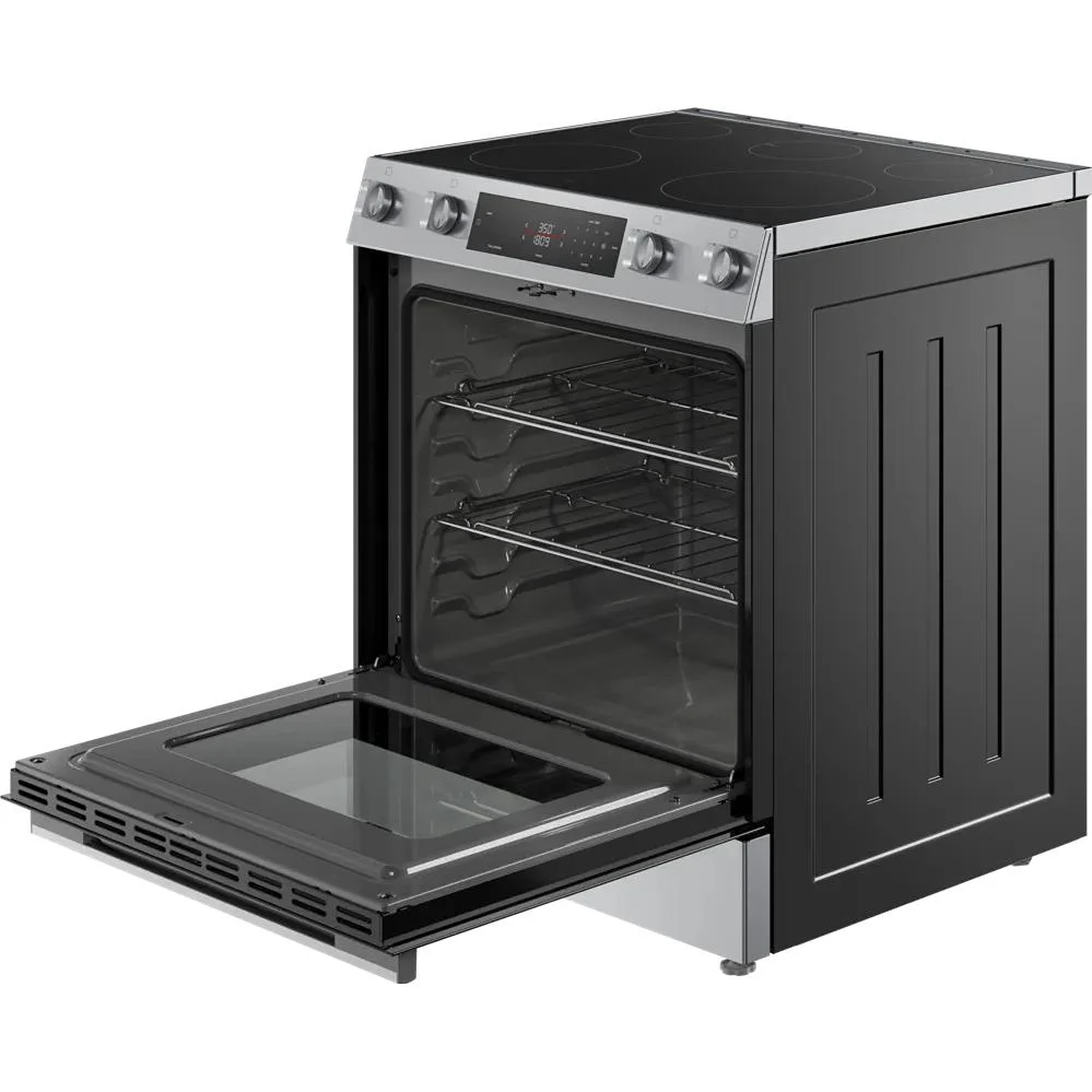Bosch 30-inch Slide-in Electric Range with Convection Technology HEF1050MC - Image 3