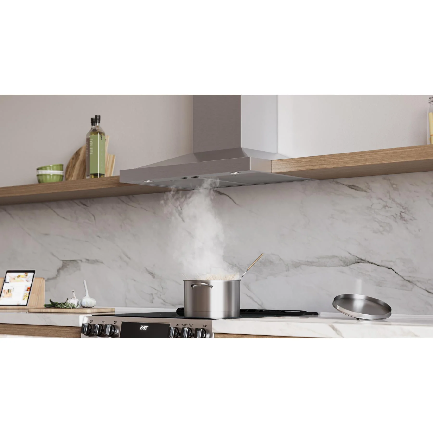 Broan 36-inch Pyramid Chimney Hood EWS1366SS - Image 4