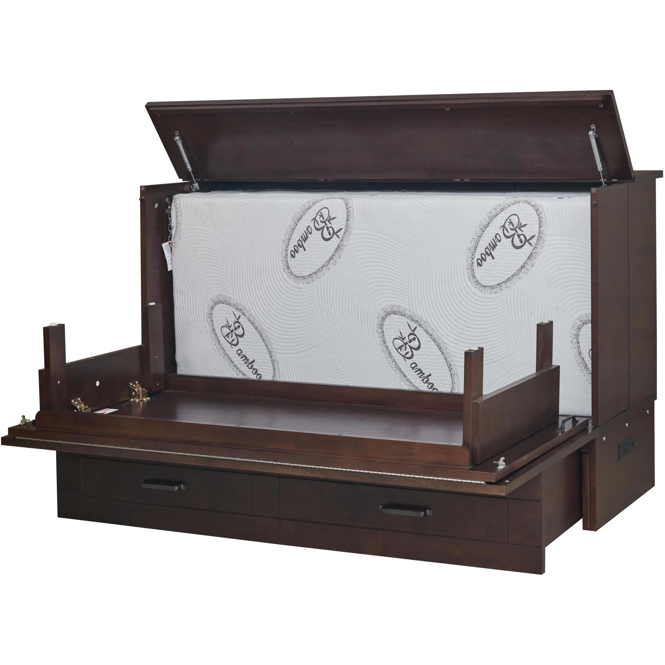 Cabinet Bed Aztec Queen Cabinet Bed - Espresso - Image 4