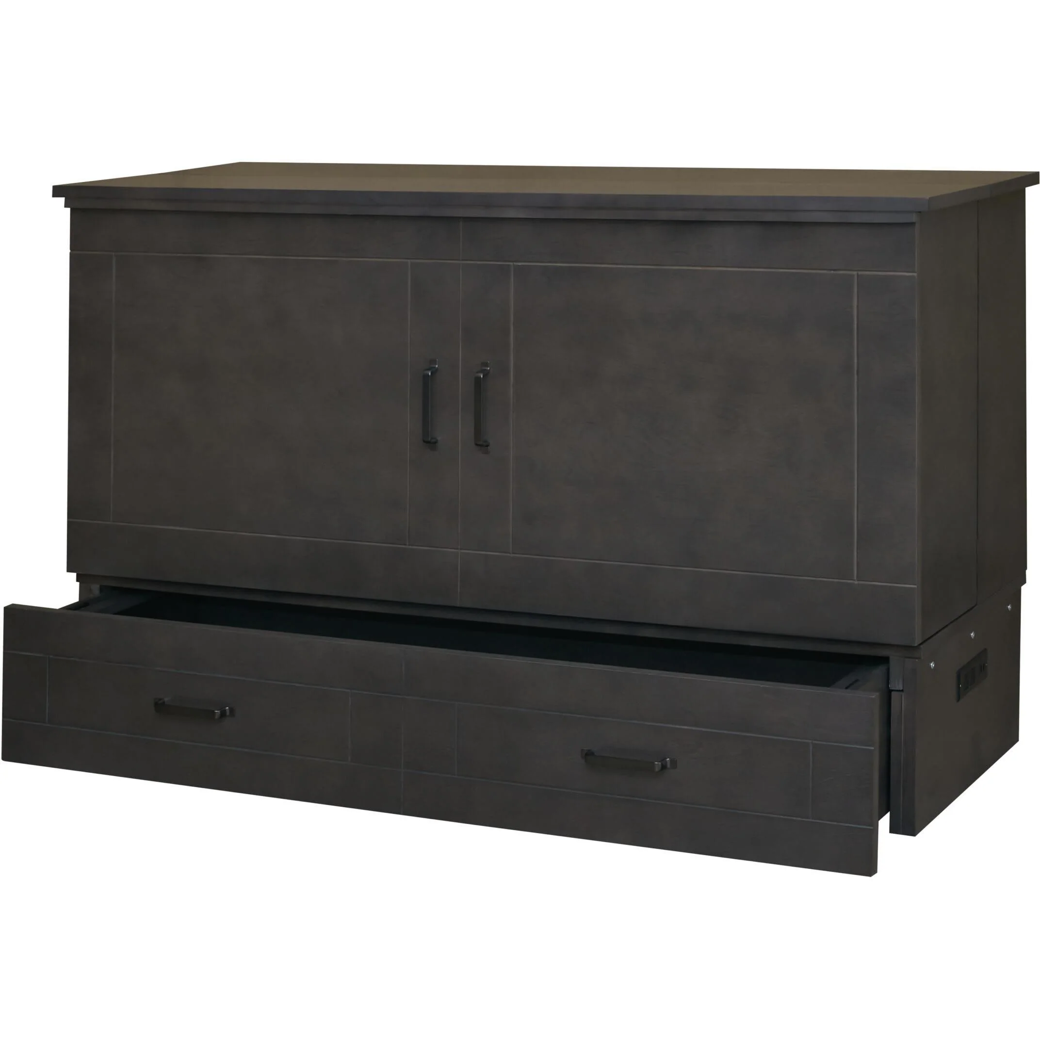 Cabinet Bed Aztec Queen Cabinet Bed - Grey - Image 3