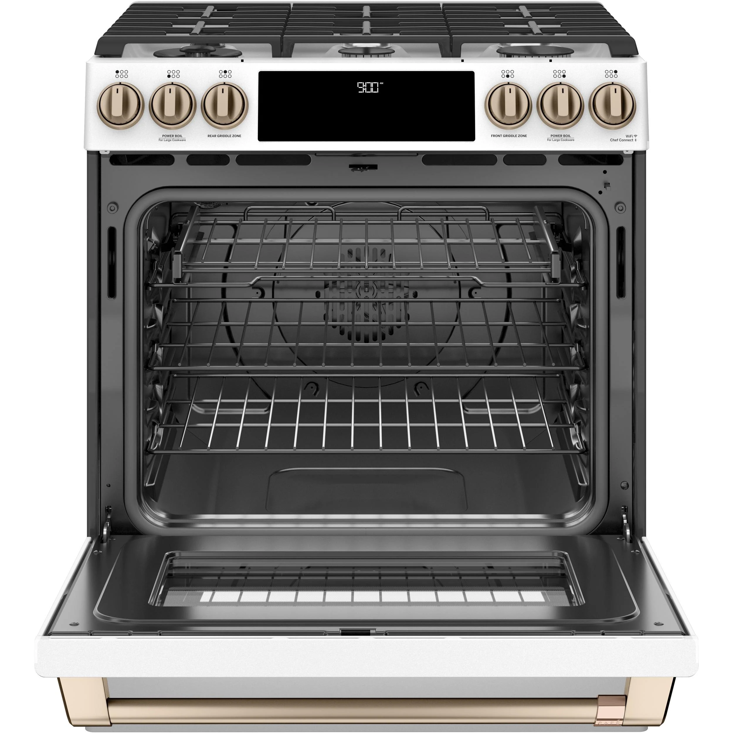 Café 30-inch Slide-in Dual Fuel Range with Warming Drawer CC2S900P4MW2 - Image 2