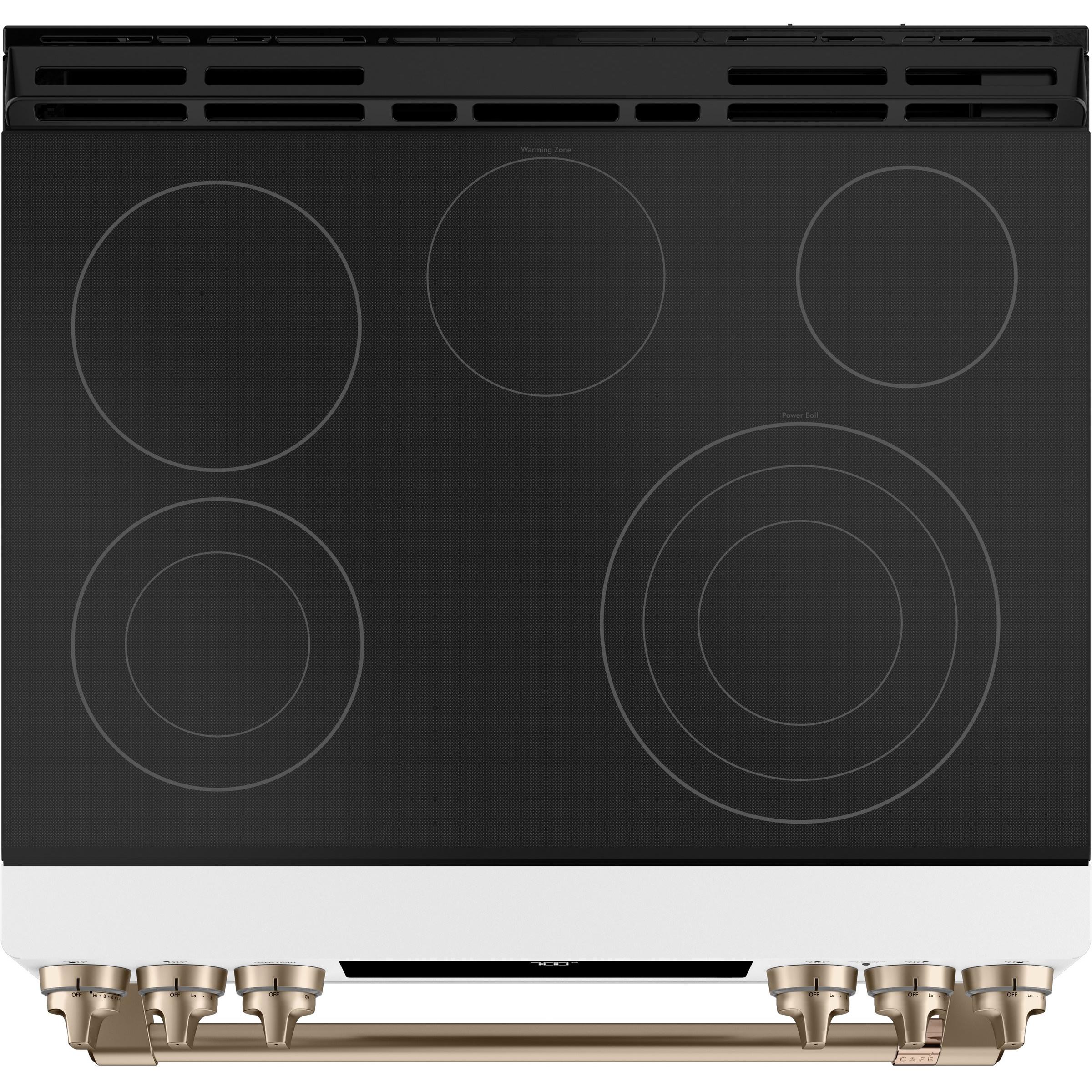 Café 30-inch Slide-in Electric Range with Warming Drawer CCES700P4MW2 - Image 2