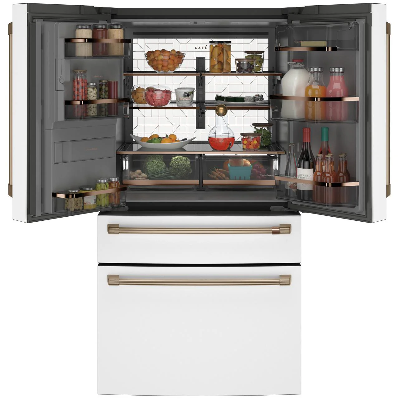 Café 36-inch 27.6 cu. ft. French 4-Door Refrigerator CVE28DP4NW2 - Image 3