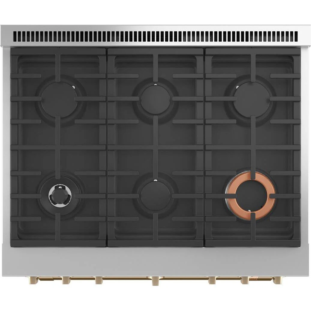 Café 36-inch Freestanding Gas Range with WI-FI Connect CGY366P4TW2 - Image 4