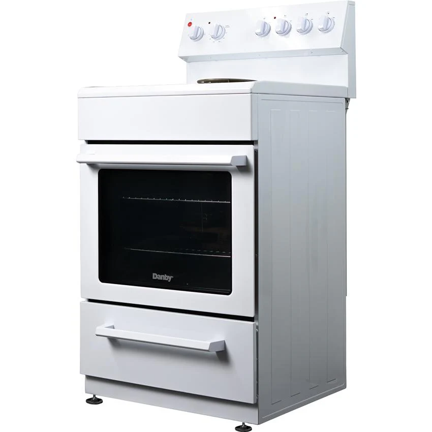 Danby 24-inch Slide-in Electric Range with Rear Controls DER240B1WC - Image 4