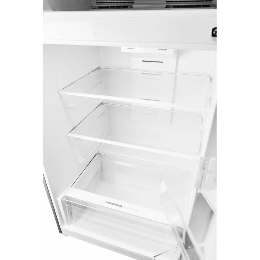 Danby 28-inch, 14.2 cu. ft. Apartment Size Top Freezer Refrigerator DFF142E1SSDB - Image 11