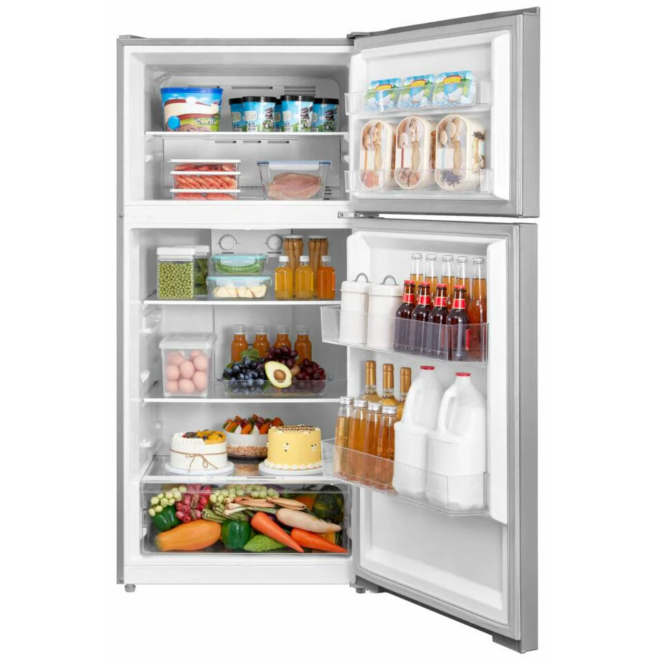 Danby 28-inch, 14.2 cu. ft. Apartment Size Top Freezer Refrigerator DFF142E1SSDB - Image 4