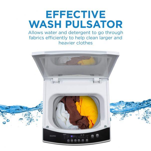 Danby 3.0 cu. ft. Top Loading Washer DWM12C1WDB-6 - Image 12